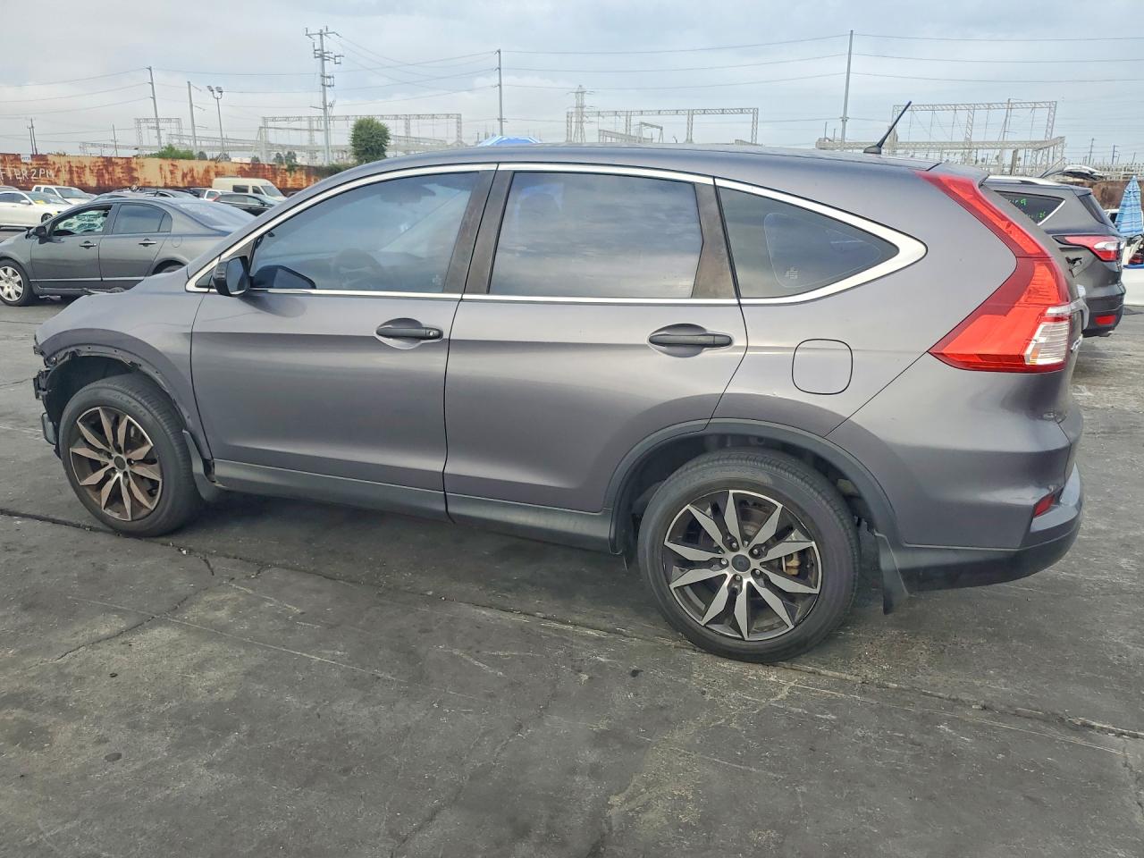2015 Honda Cr-v Lx Gray vin: 3CZRM3H31FG717193