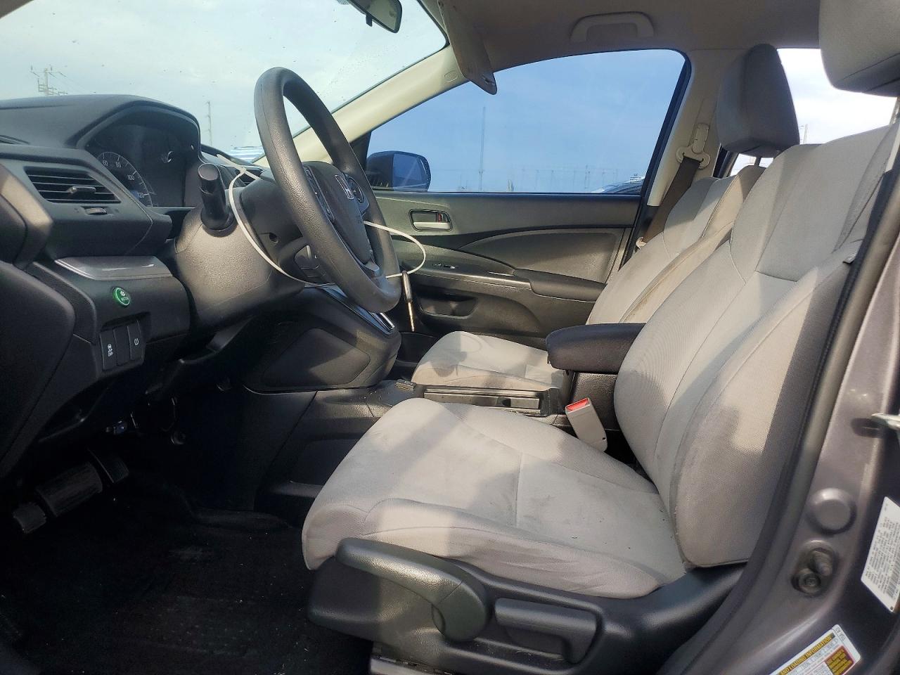2015 Honda Cr-v Lx Gray vin: 3CZRM3H31FG717193
