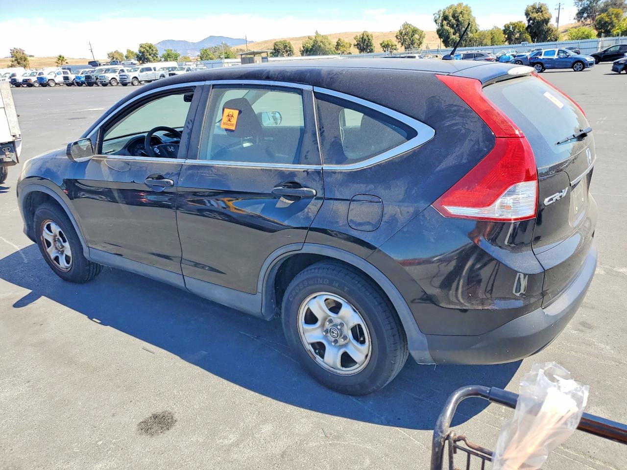 2013 Honda Cr-v Lx Black vin: 3CZRM3H32DG705258
