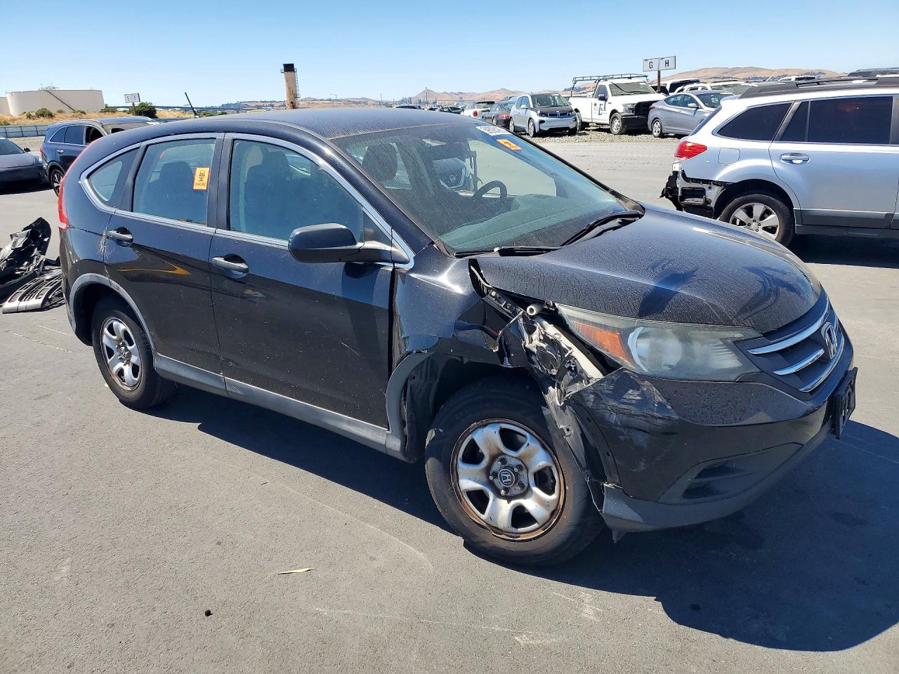 2013 Honda Cr-v Lx Black vin: 3CZRM3H32DG705258