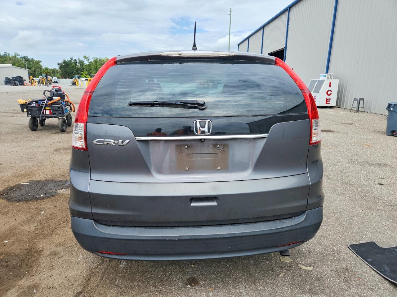 2013 Honda Cr-v Lx Gray vin: 3CZRM3H32DG710041