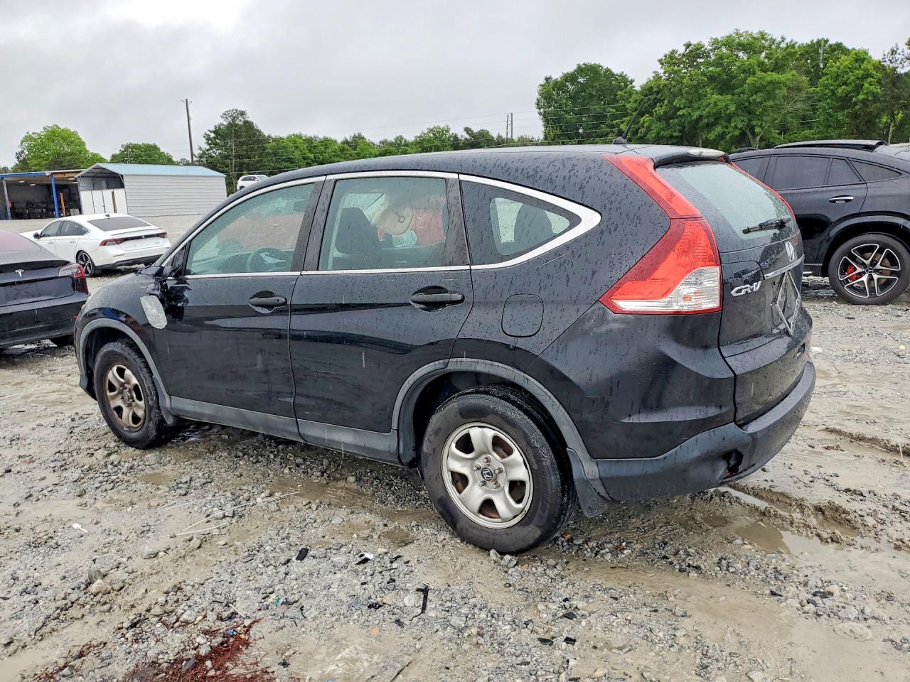 2013 Honda Cr-v Lx Black vin: 3CZRM3H32DG710945