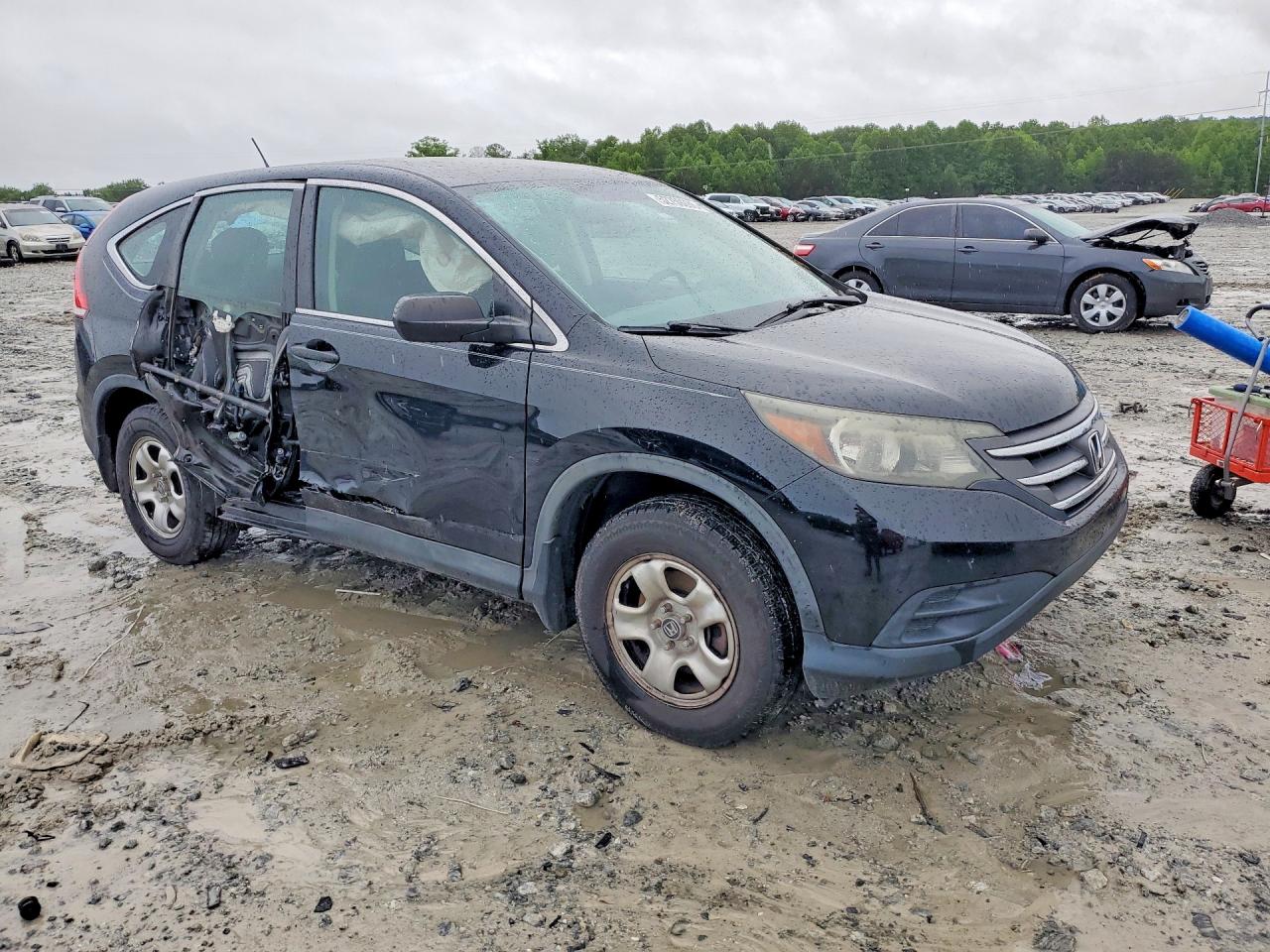 2013 Honda Cr-v Lx Black vin: 3CZRM3H32DG710945