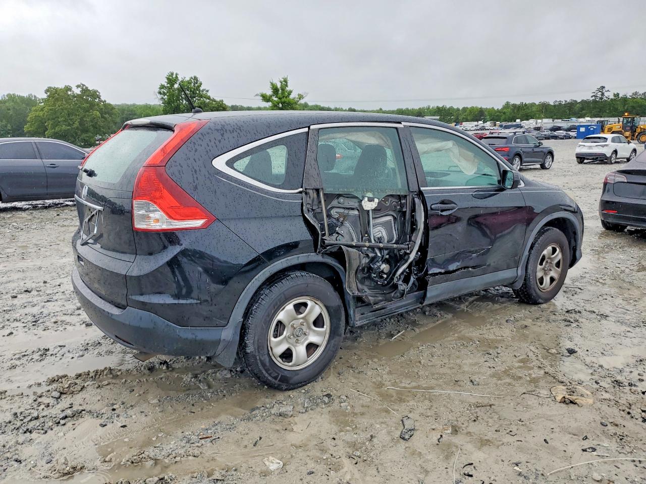 2013 Honda Cr-v Lx Black vin: 3CZRM3H32DG710945