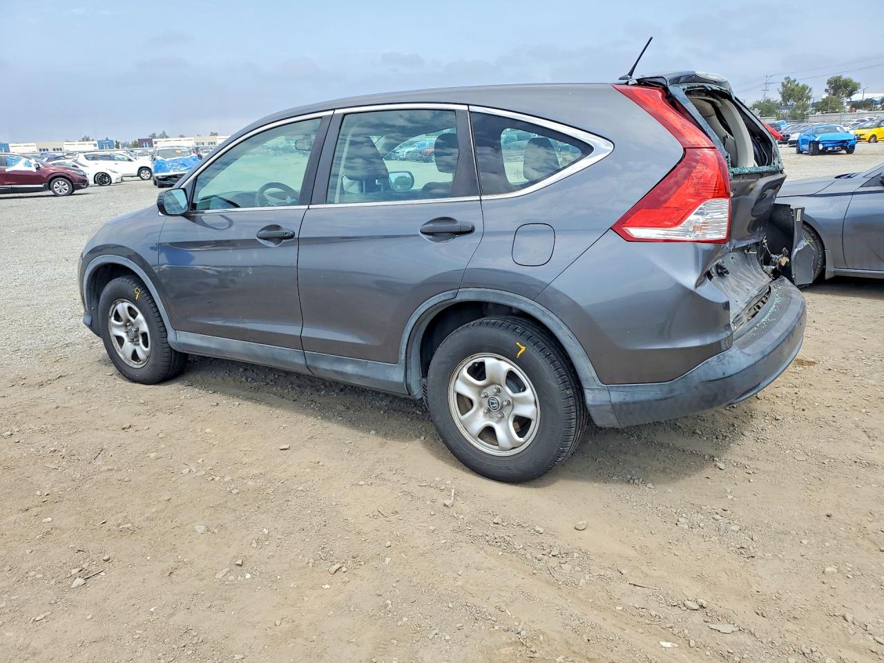 2013 Hond Cr-v Gray vin: 3CZRM3H32DG712260