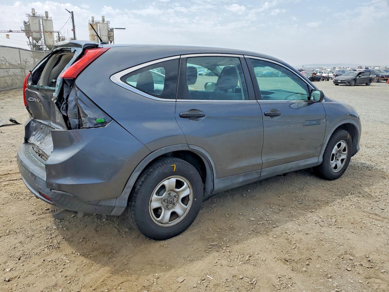 2013 Hond Cr-v Gray vin: 3CZRM3H32DG712260