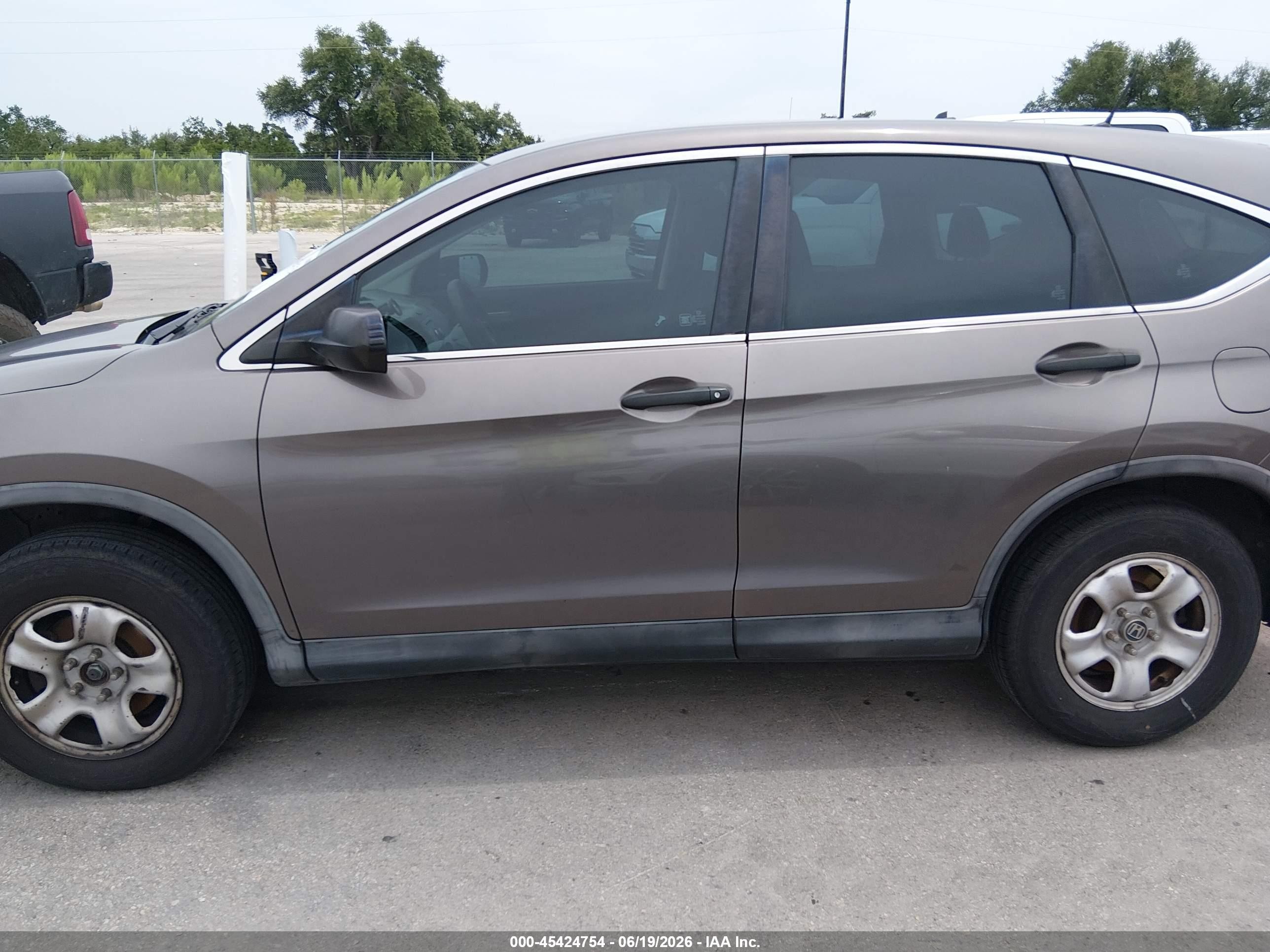 2014 Honda Cr-v Lx Gray vin: 3CZRM3H32EG701549