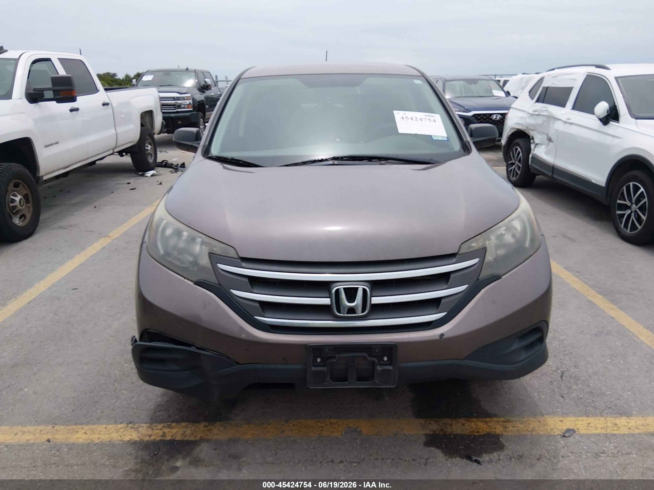 2014 Honda Cr-v Lx Gray vin: 3CZRM3H32EG701549