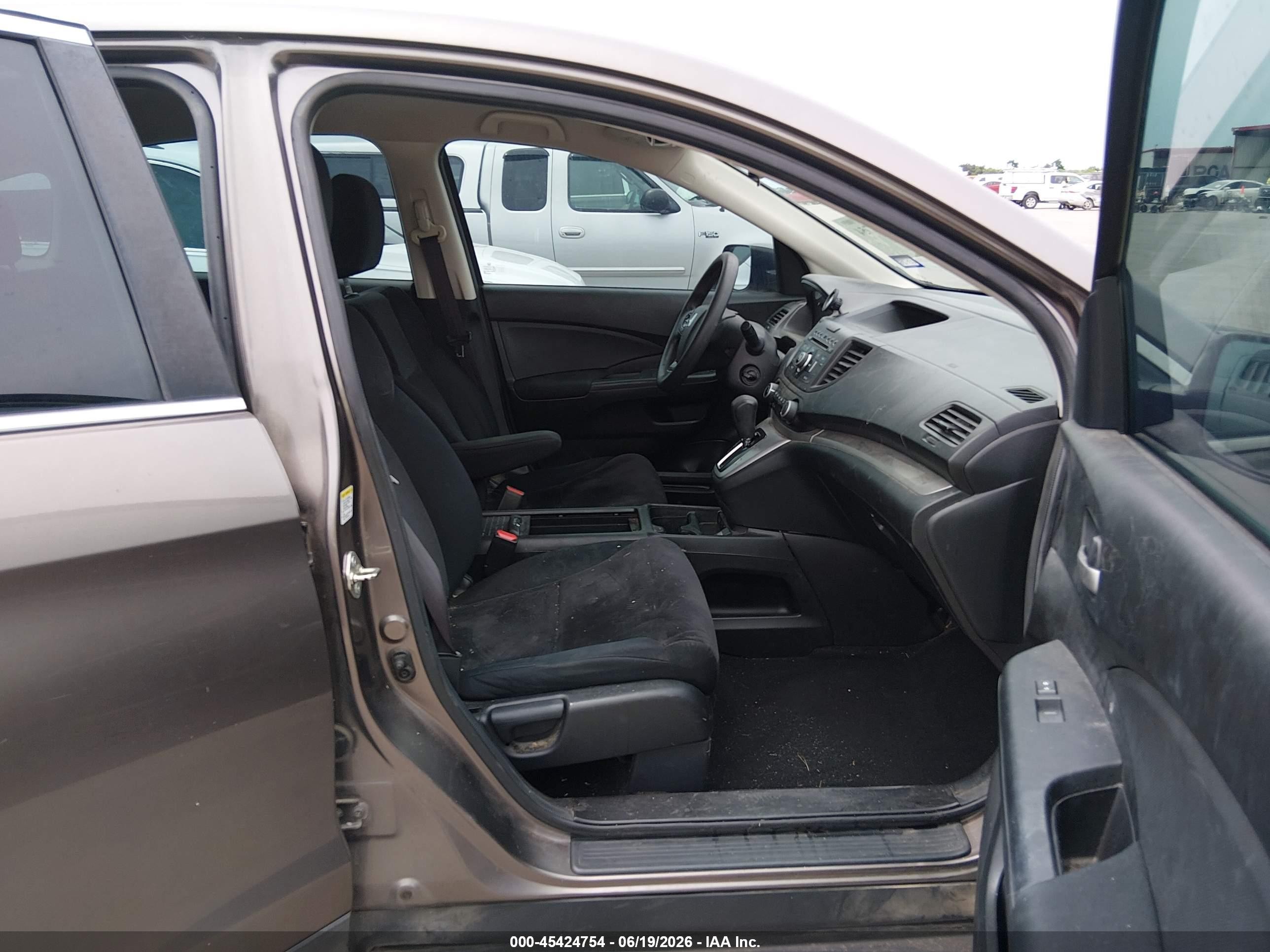 2014 Honda Cr-v Lx Gray vin: 3CZRM3H32EG701549
