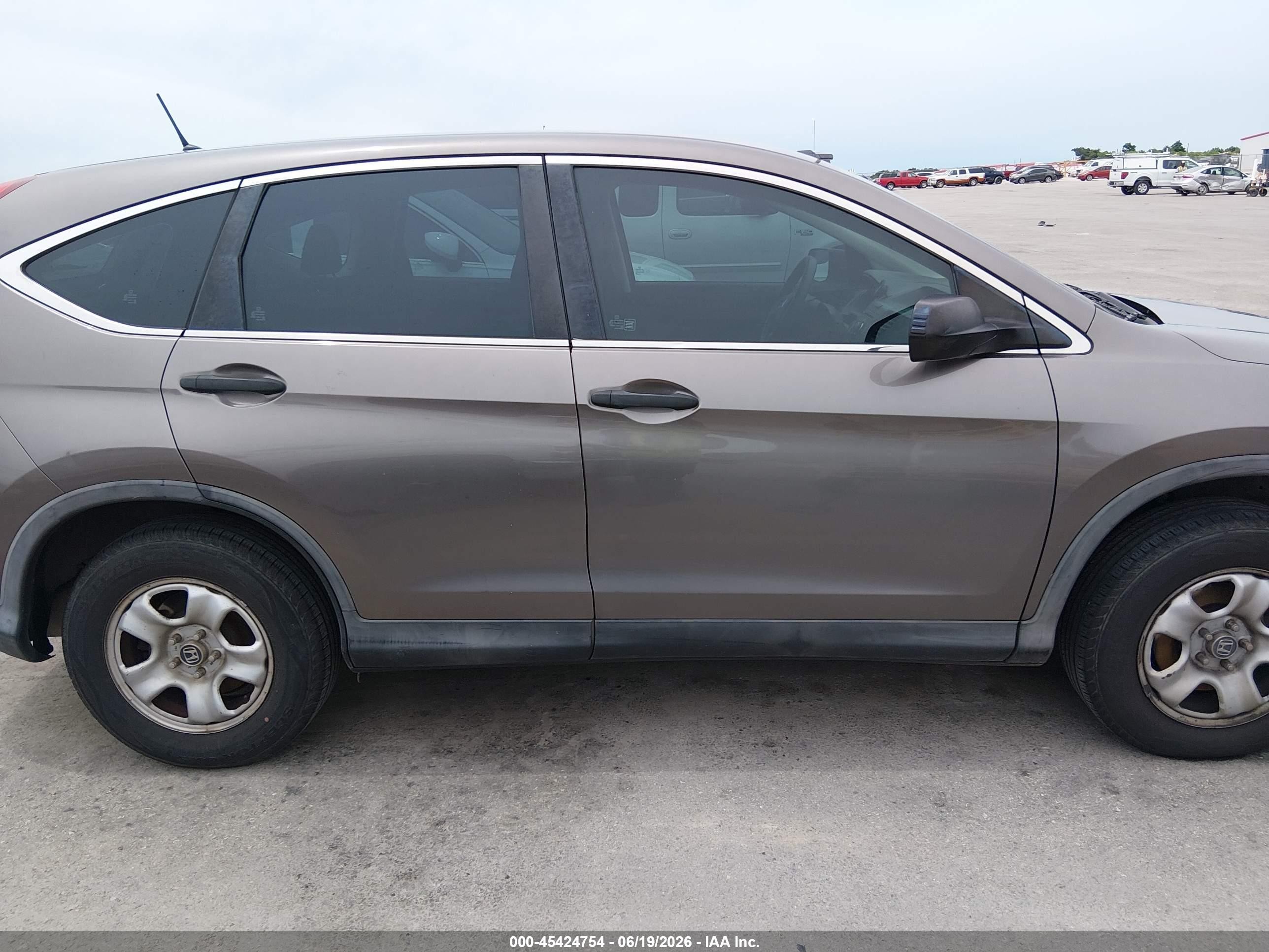 2014 Honda Cr-v Lx Gray vin: 3CZRM3H32EG701549