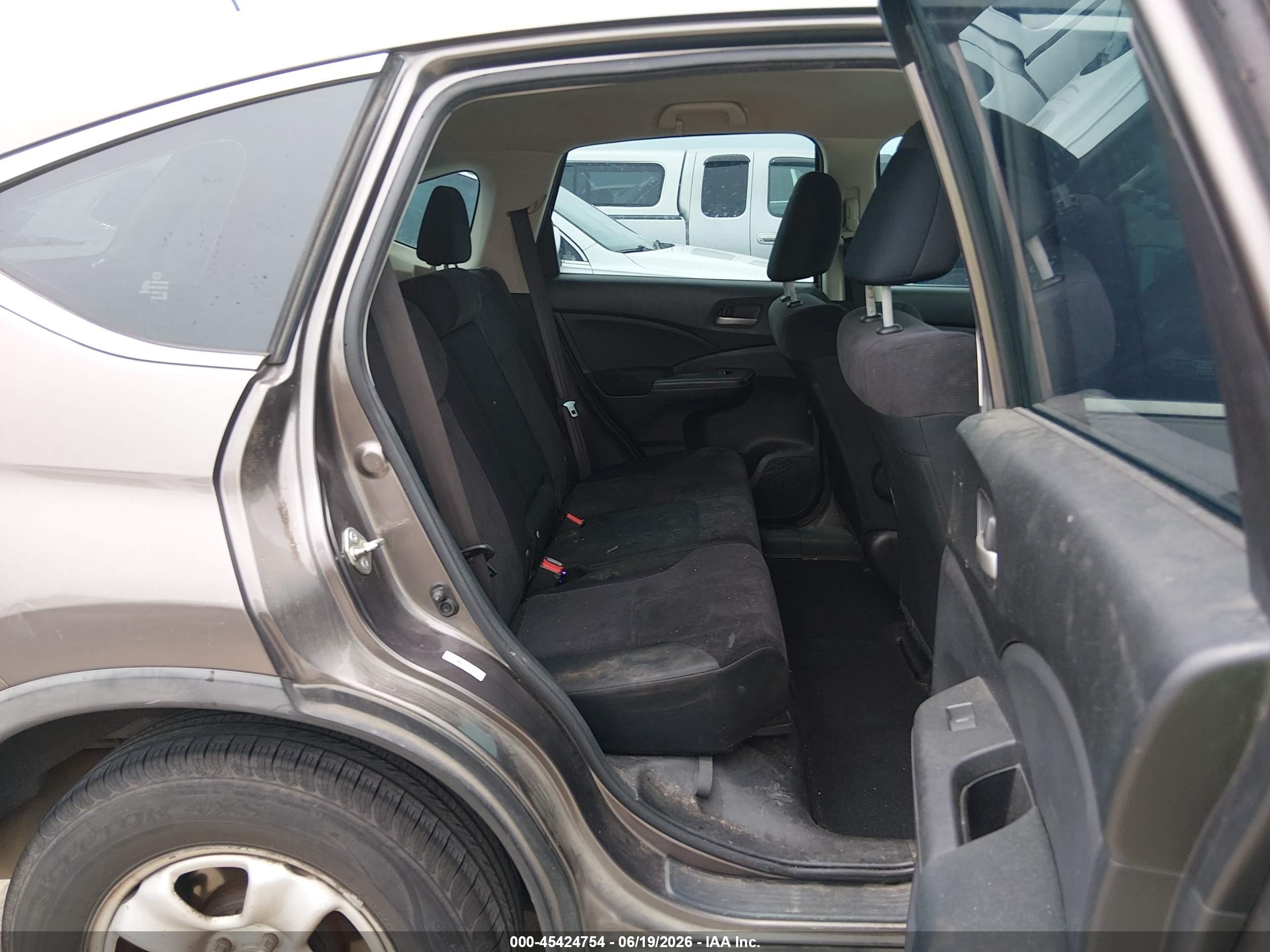 2014 Honda Cr-v Lx Gray vin: 3CZRM3H32EG701549