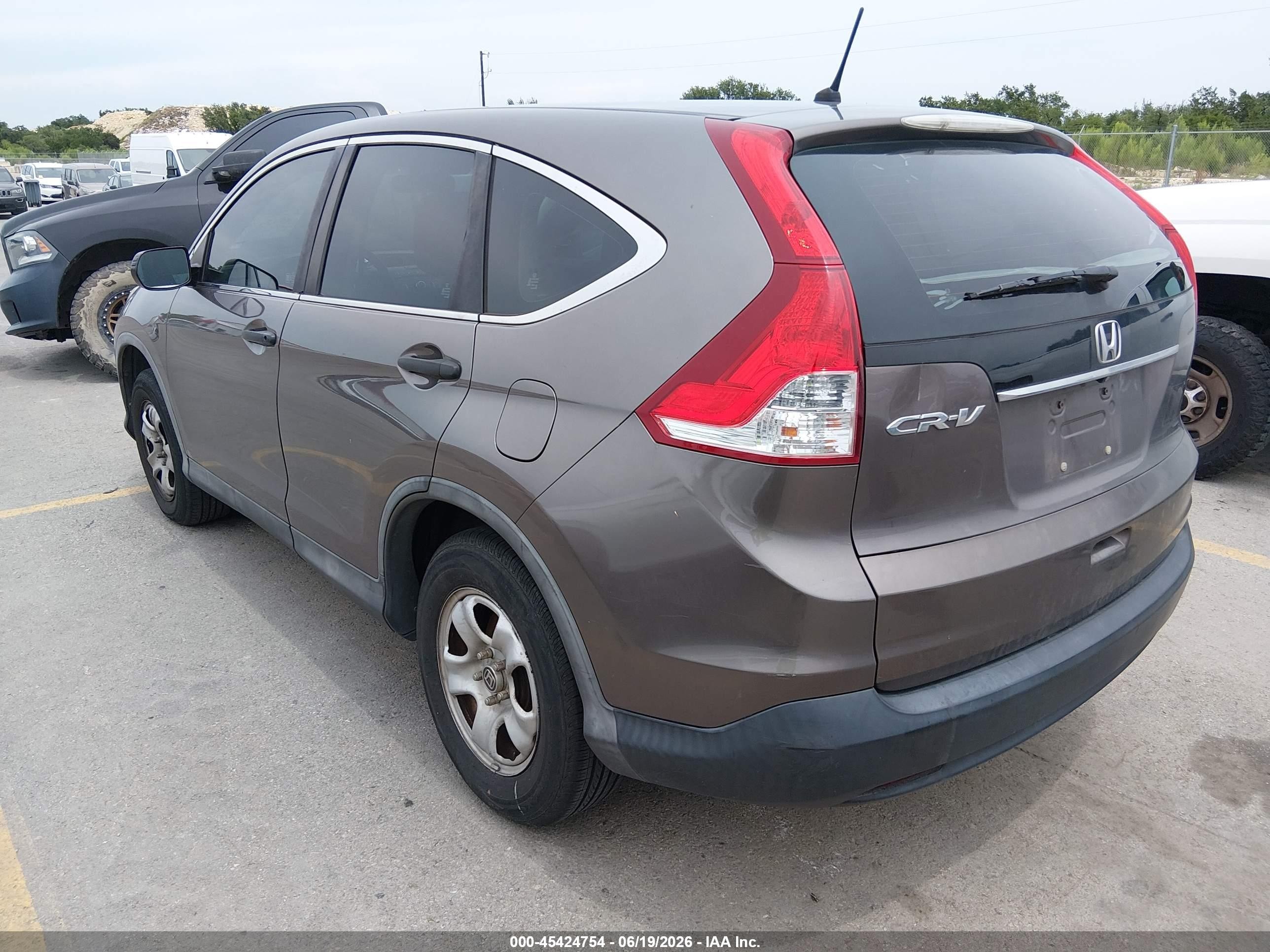 2014 Honda Cr-v Lx Gray vin: 3CZRM3H32EG701549