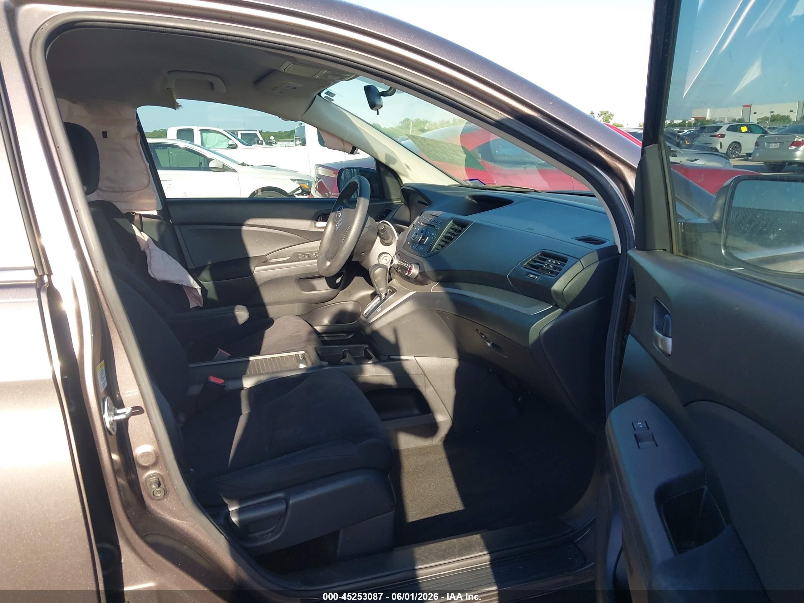 2014 Honda Cr-v Lx Gray vin: 3CZRM3H32EG705598
