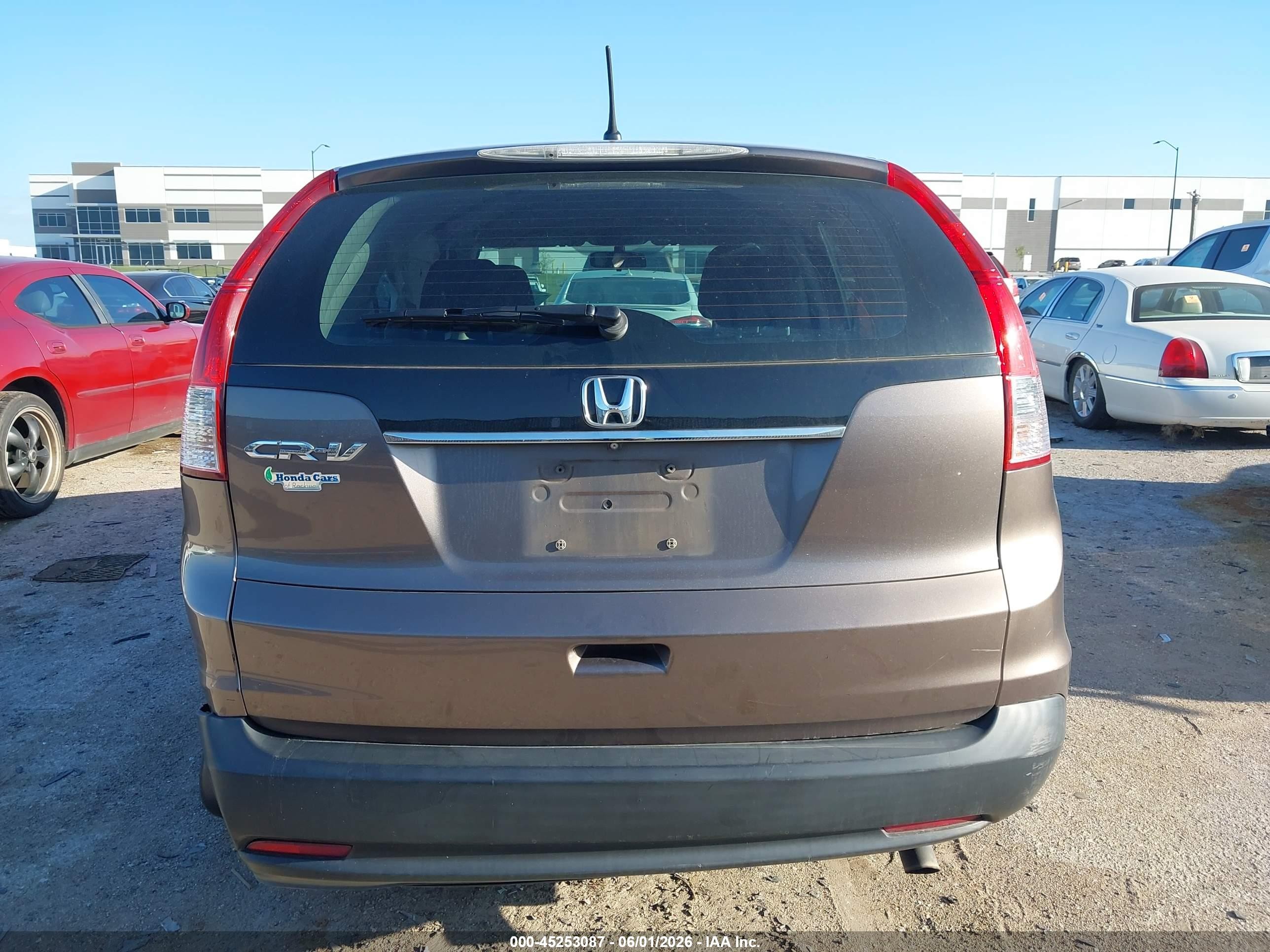 2014 Honda Cr-v Lx Gray vin: 3CZRM3H32EG705598