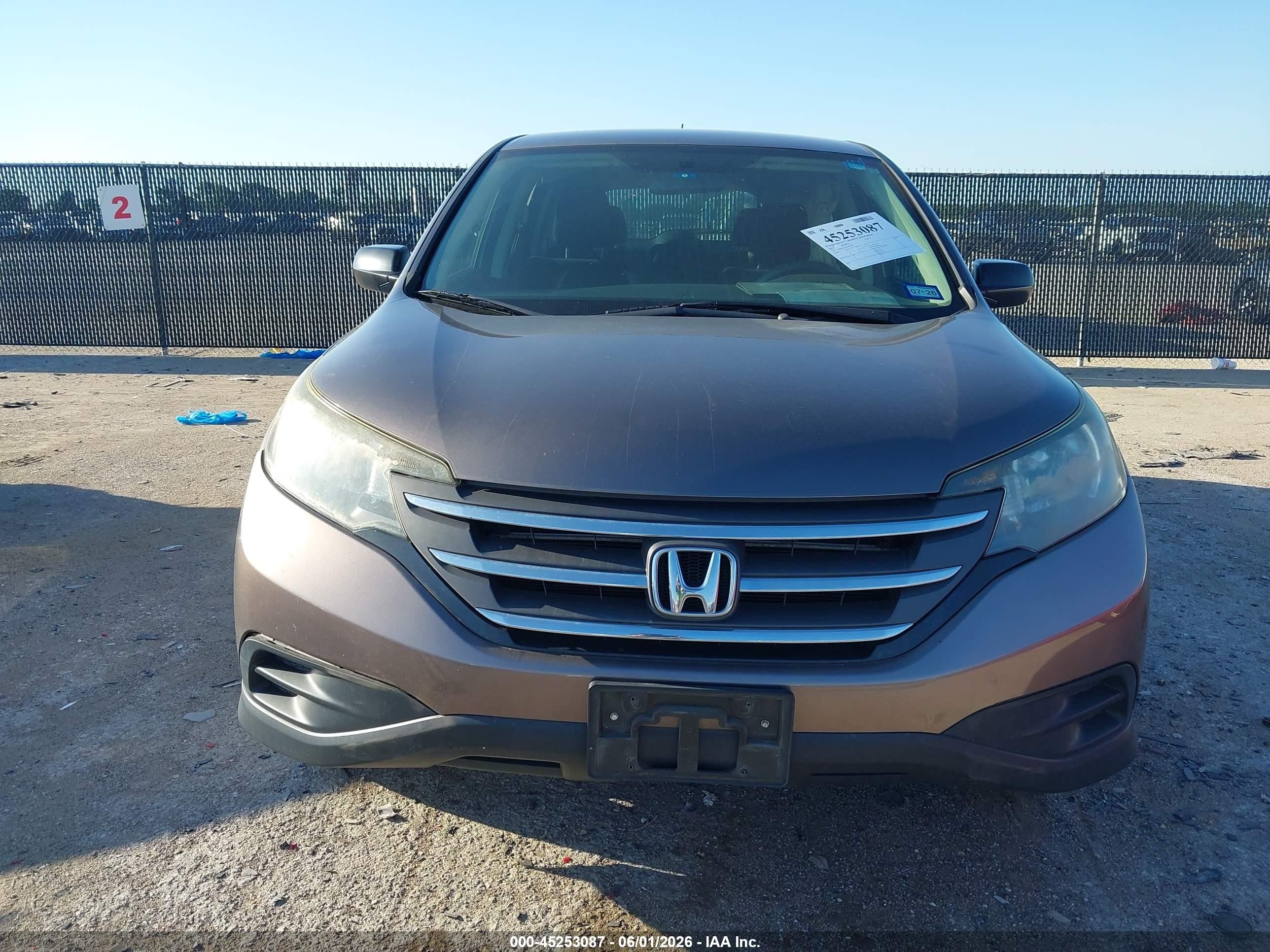 2014 Honda Cr-v Lx Gray vin: 3CZRM3H32EG705598
