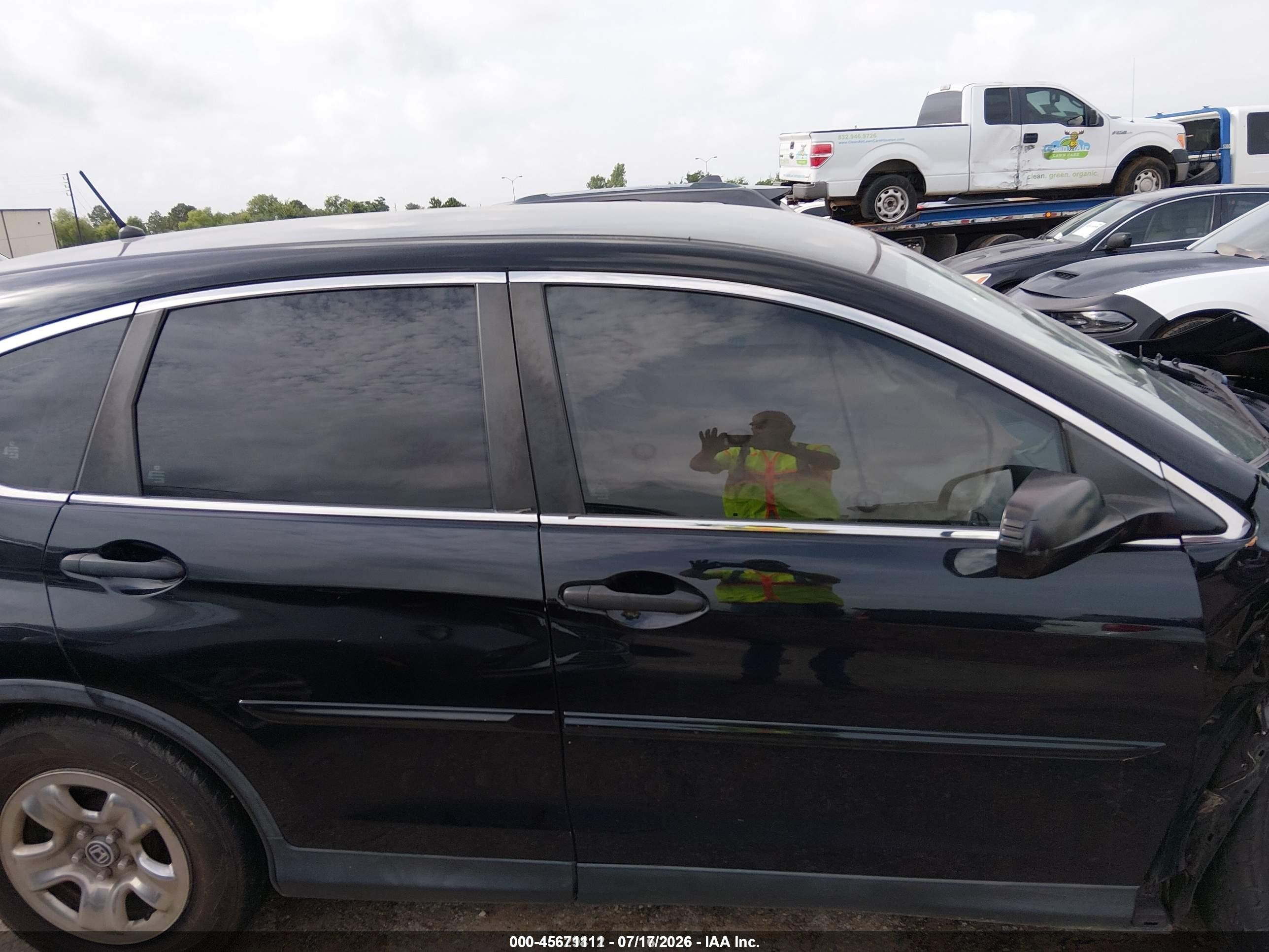2014 Honda Cr-v Lx Black vin: 3CZRM3H32EG708551