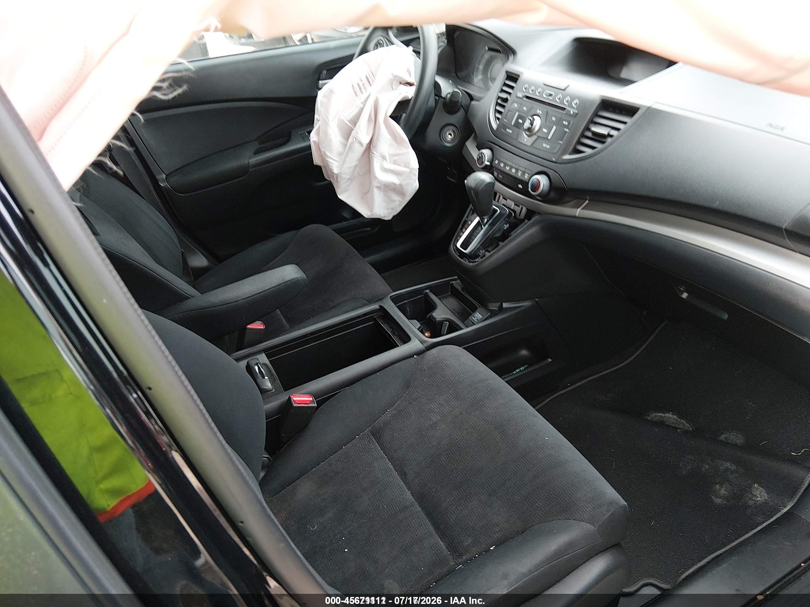 2014 Honda Cr-v Lx Black vin: 3CZRM3H32EG708551