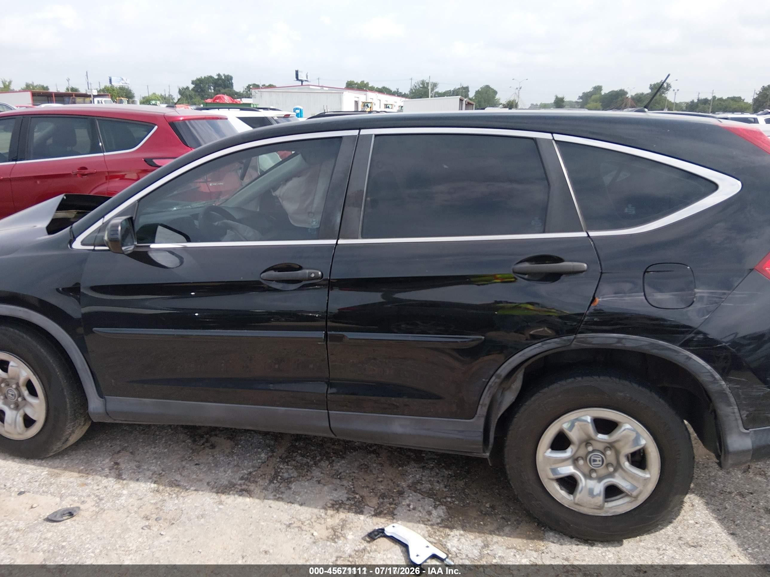 2014 Honda Cr-v Lx Black vin: 3CZRM3H32EG708551