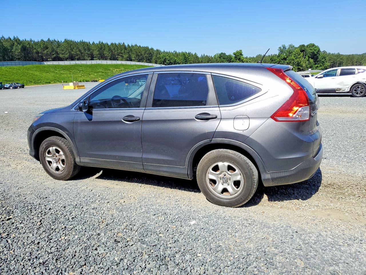 2014 Honda Cr-v Lx Серый vin: 3CZRM3H32EG709683
