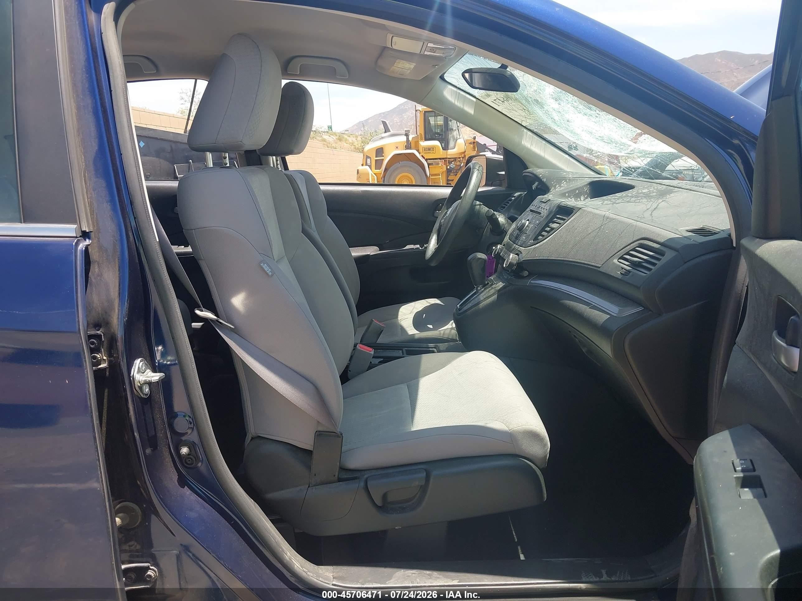 2015 Honda Cr-v Lx Синий vin: 3CZRM3H32FG702122