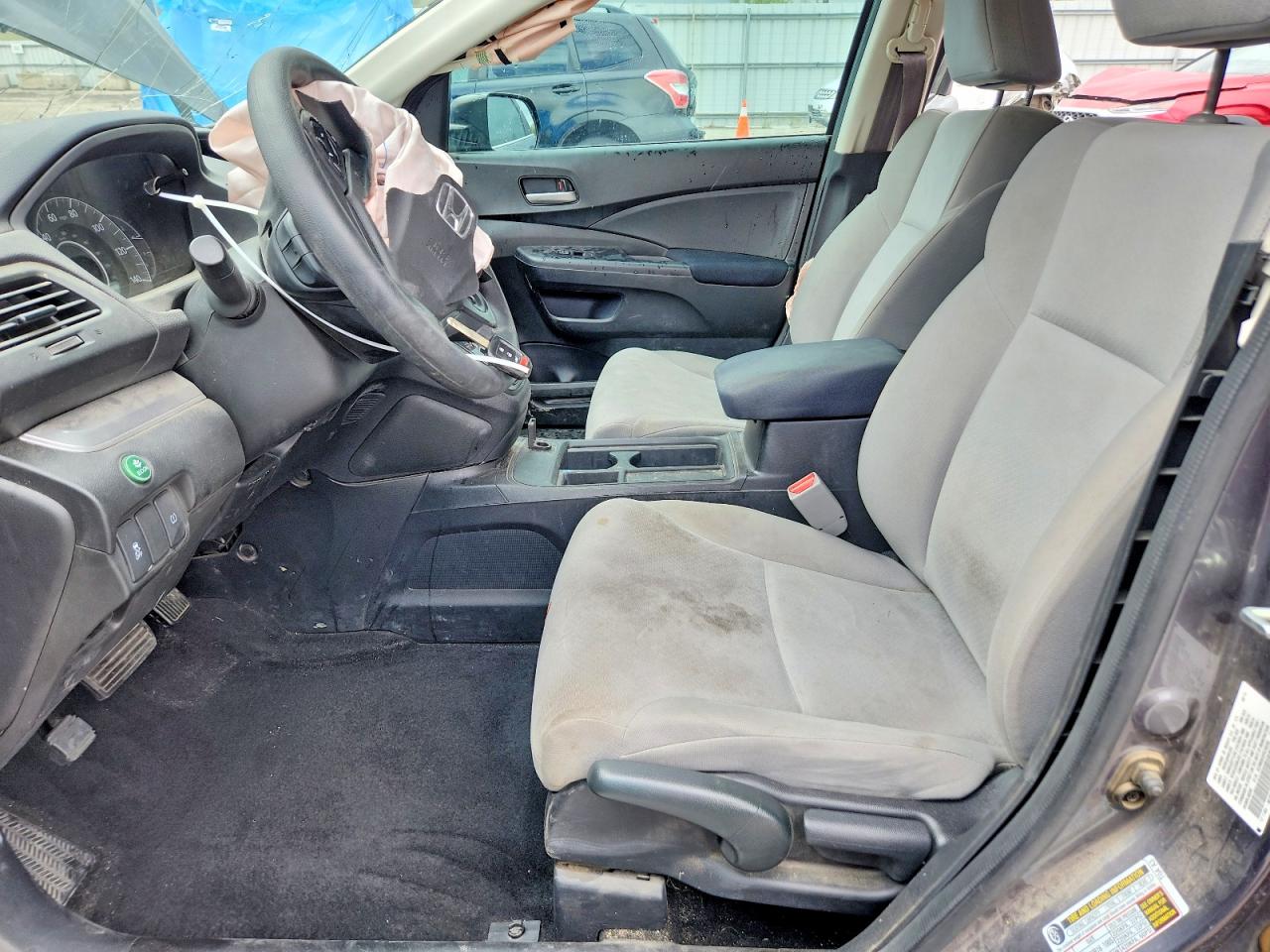 2015 Honda Cr-v Lx Gray vin: 3CZRM3H32FG703755