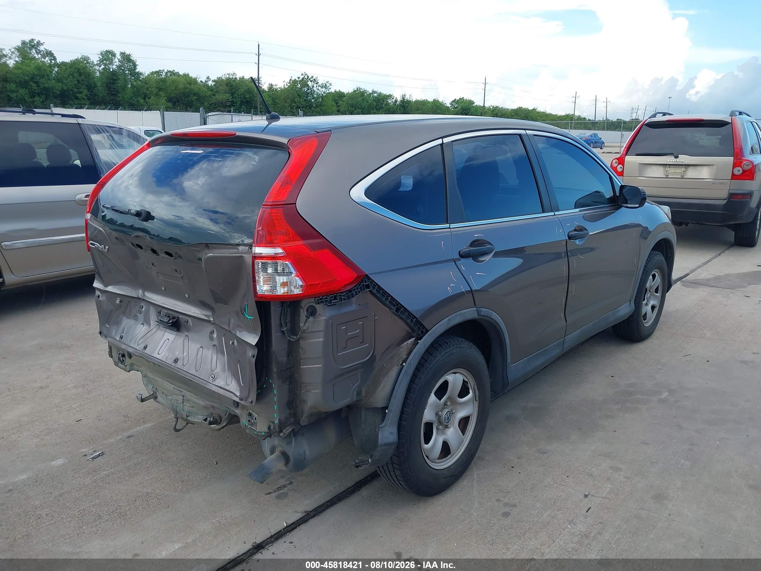 2015 Honda Cr-v Lx Коричневый vin: 3CZRM3H32FG705120