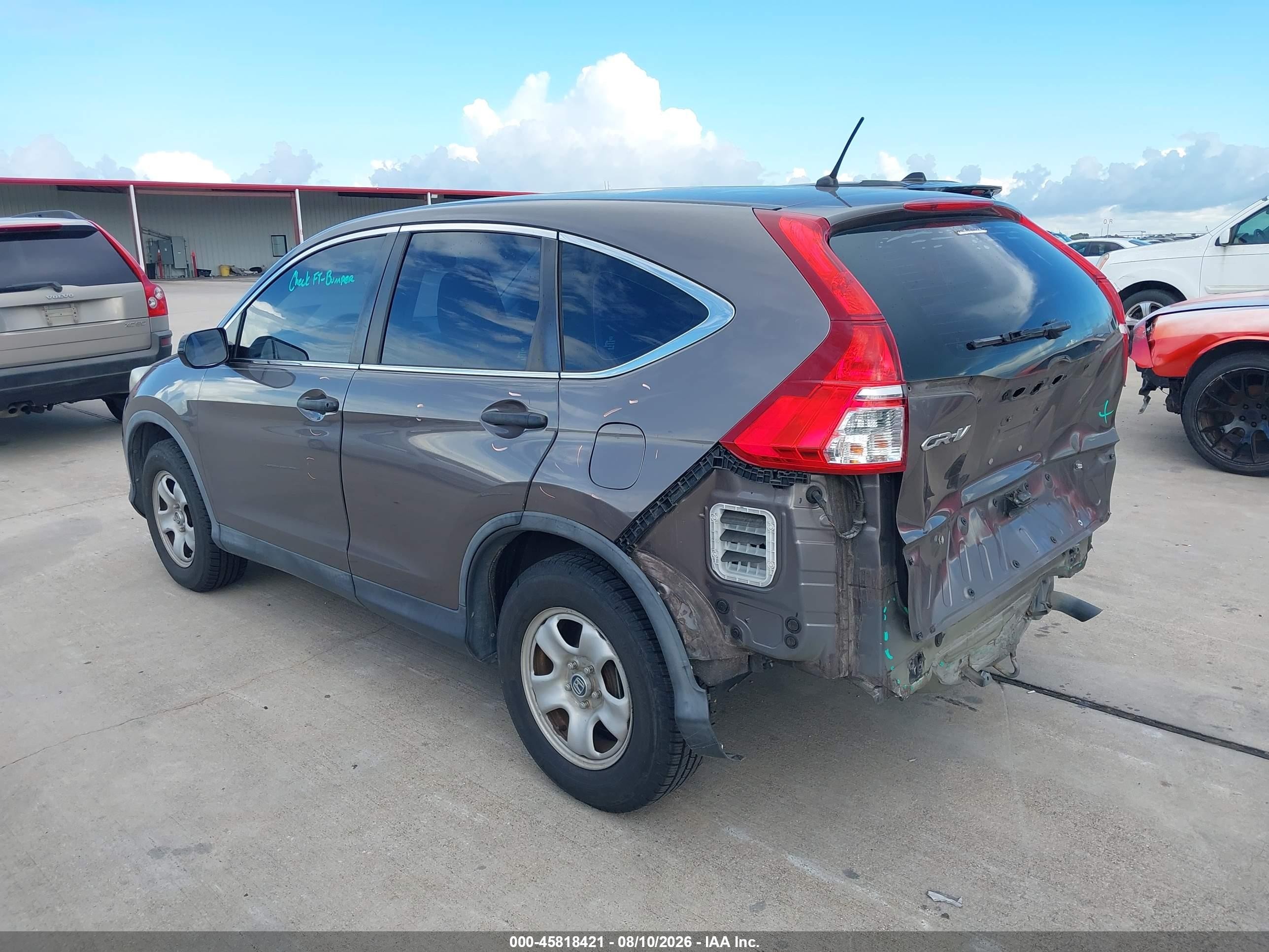 2015 Honda Cr-v Lx Коричневый vin: 3CZRM3H32FG705120