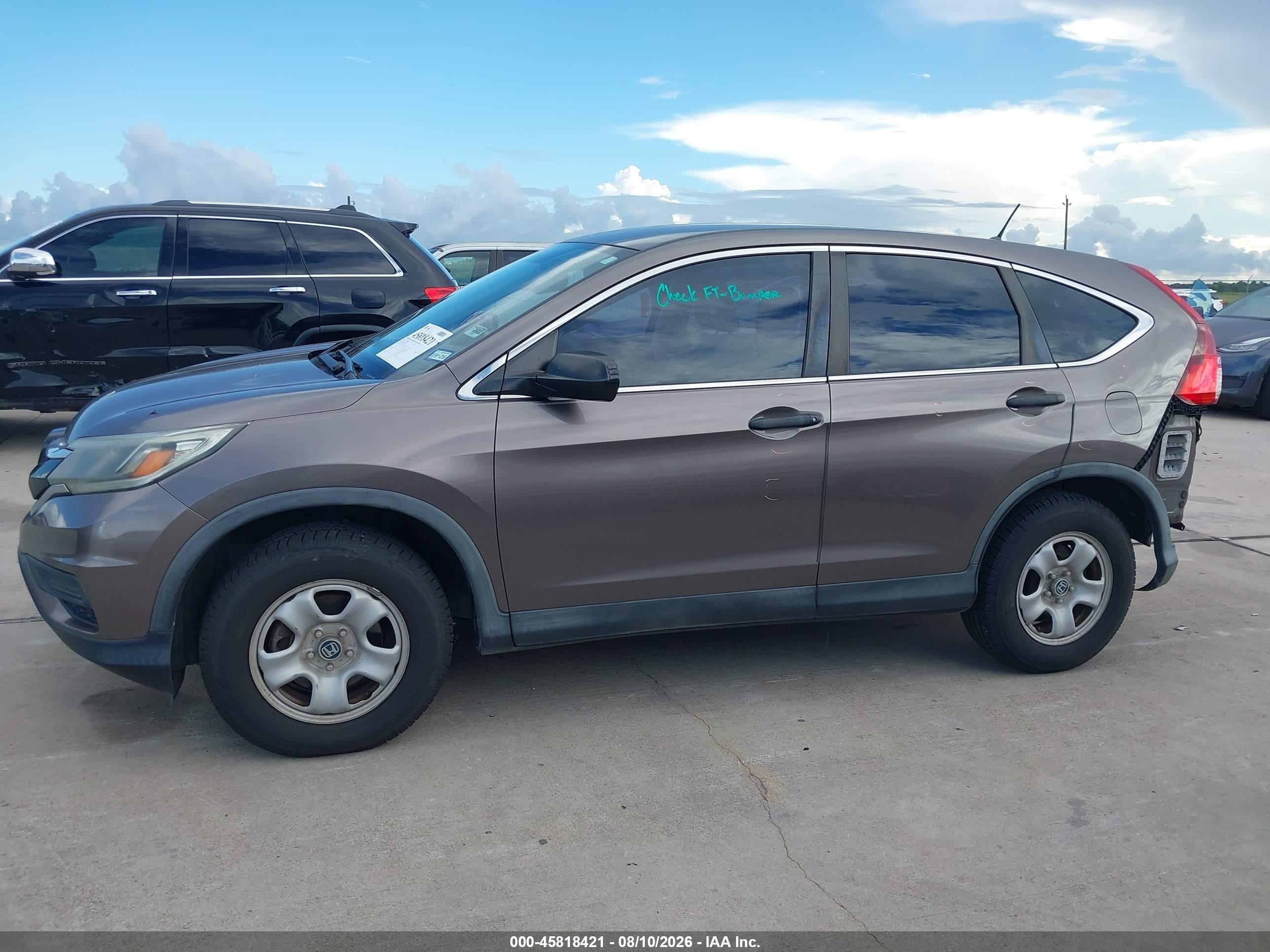 2015 Honda Cr-v Lx Коричневый vin: 3CZRM3H32FG705120
