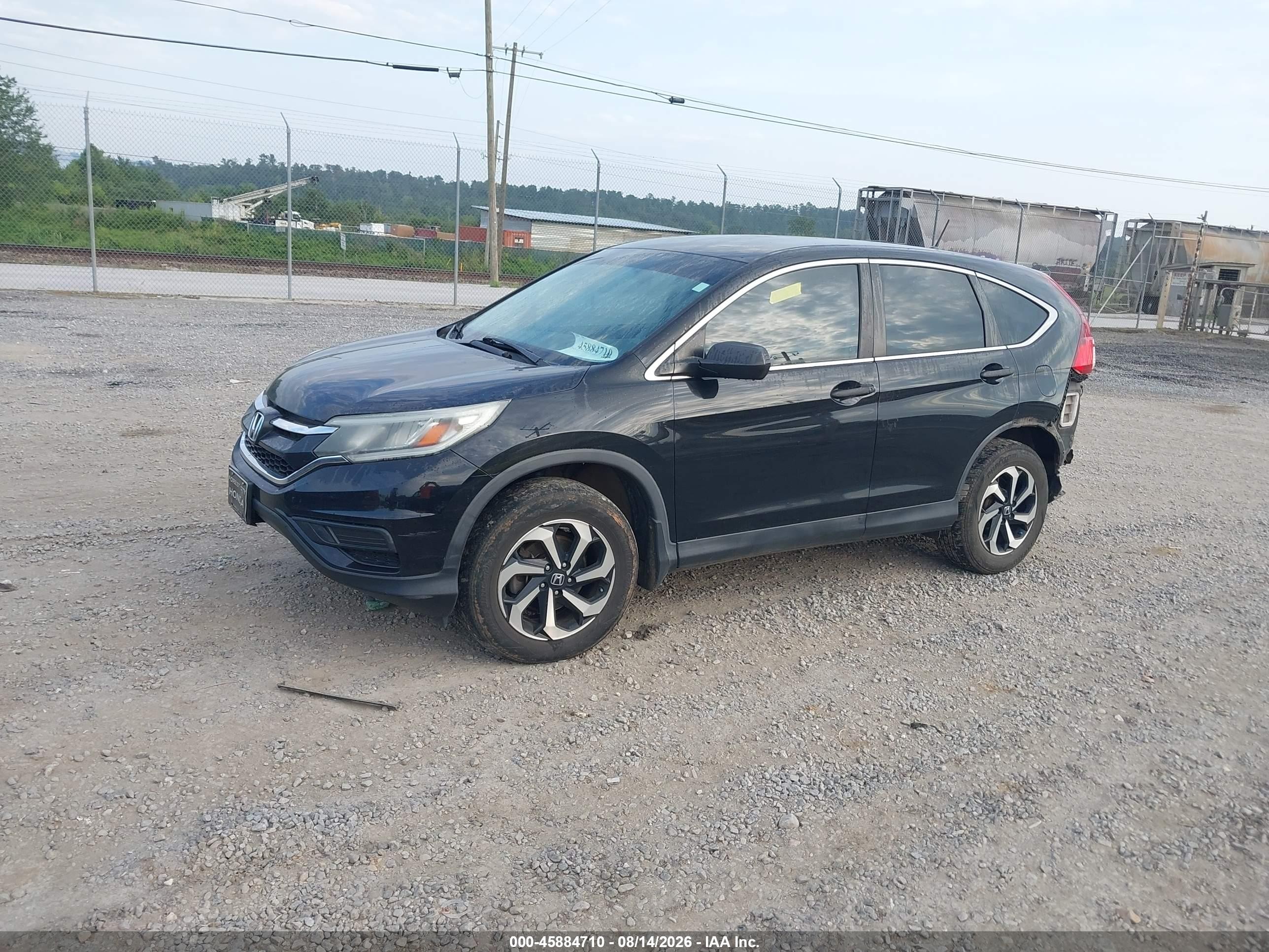 2015 Honda Cr-v Lx Черный vin: 3CZRM3H32FG711354