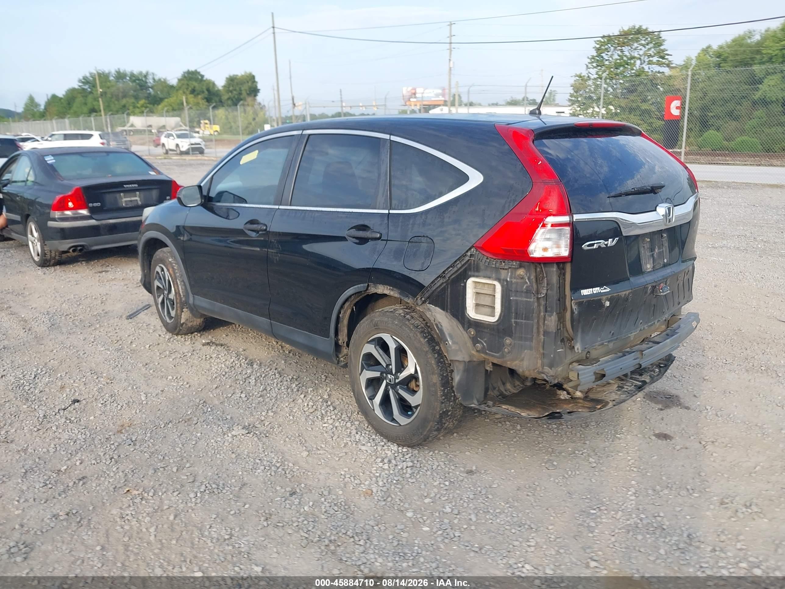 2015 Honda Cr-v Lx Черный vin: 3CZRM3H32FG711354