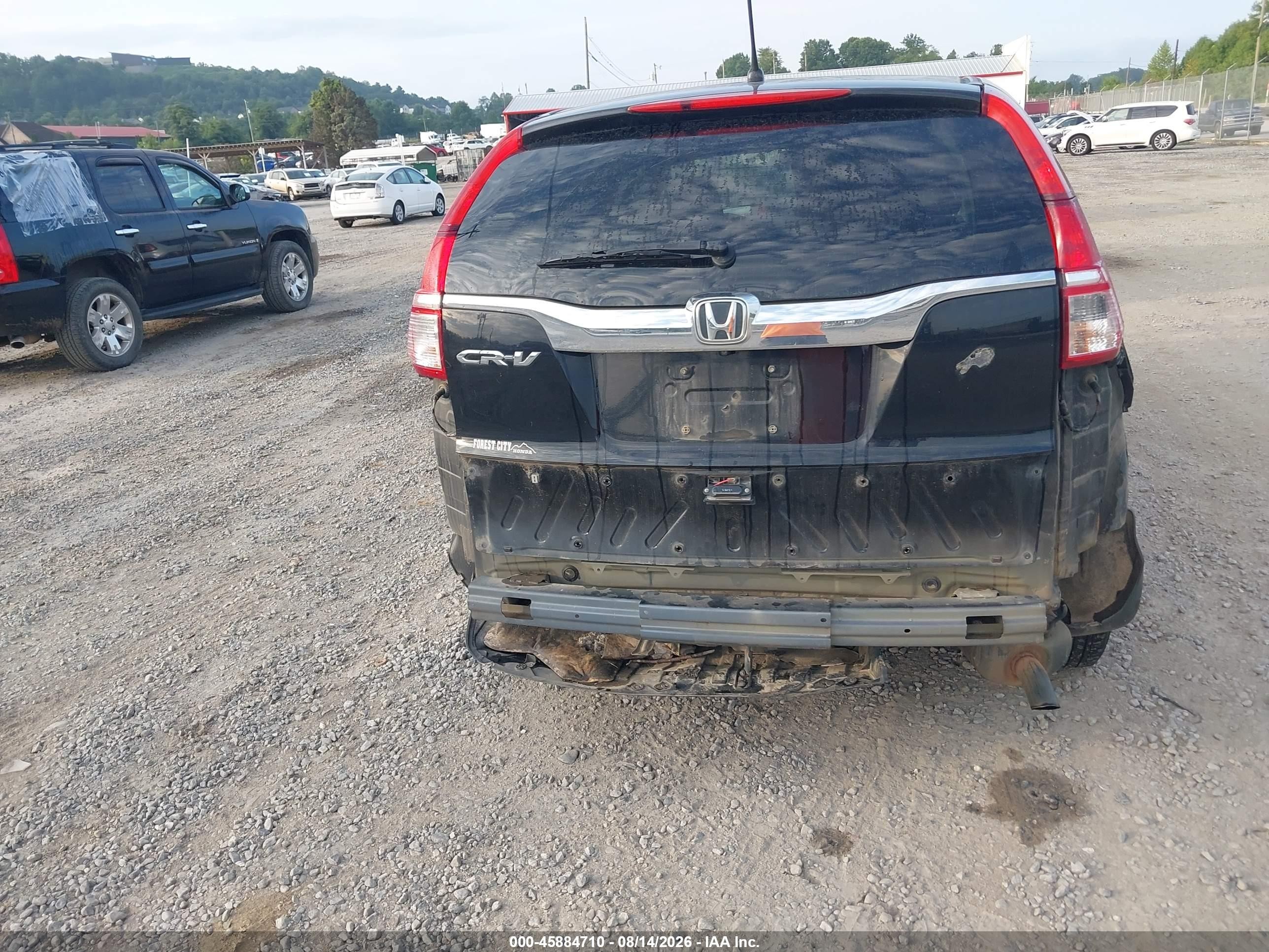 2015 Honda Cr-v Lx Черный vin: 3CZRM3H32FG711354