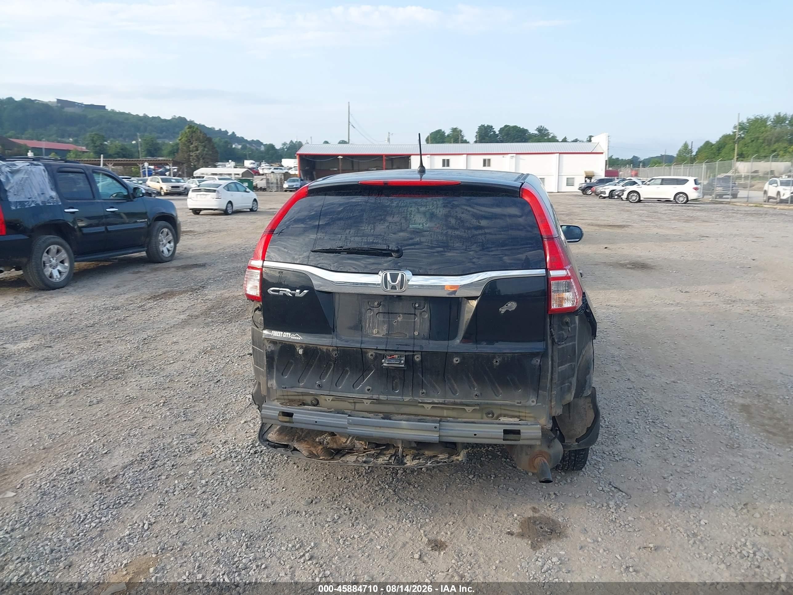 2015 Honda Cr-v Lx Черный vin: 3CZRM3H32FG711354