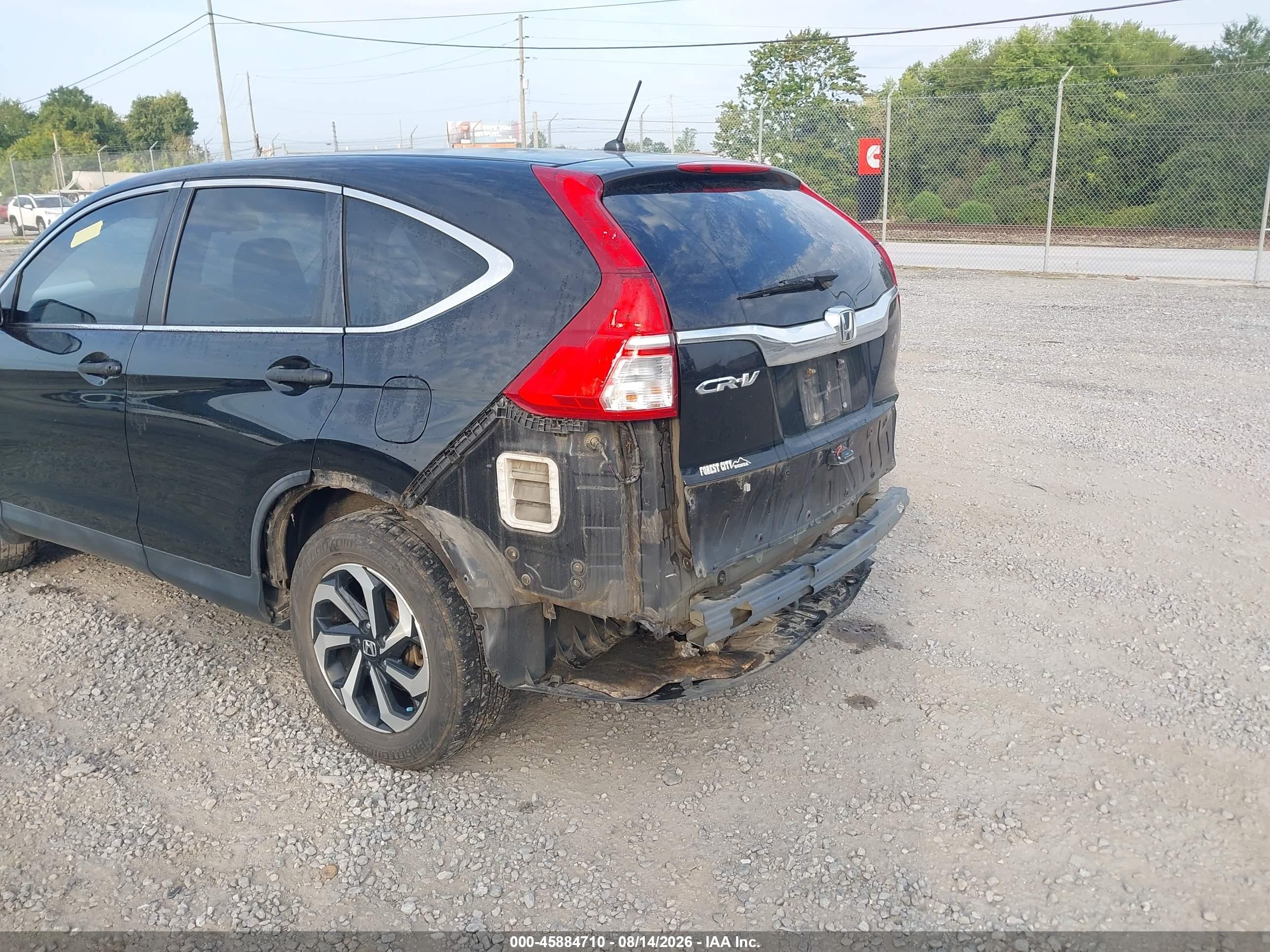 2015 Honda Cr-v Lx Черный vin: 3CZRM3H32FG711354