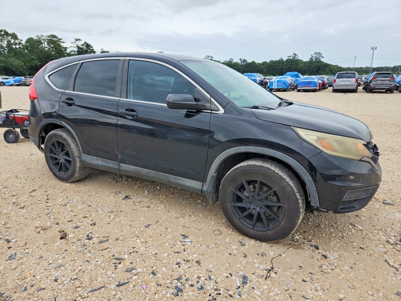 2015 Honda Cr-v Lx Black vin: 3CZRM3H32FG713265