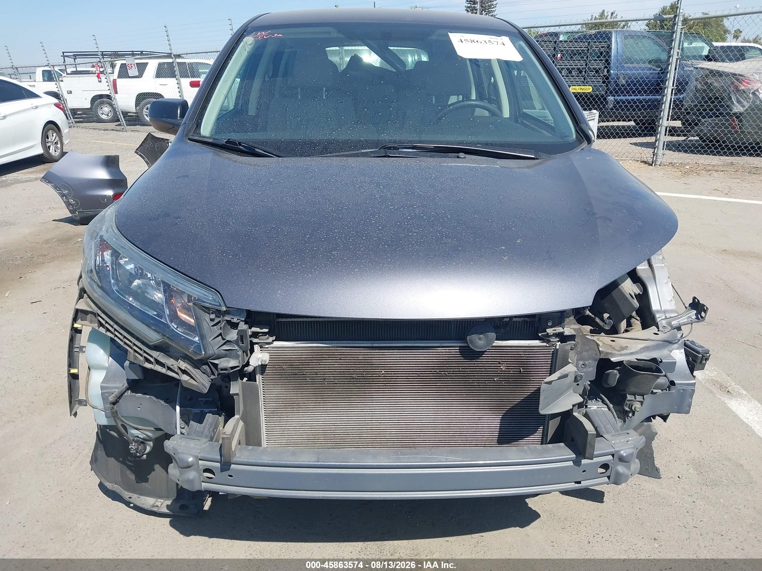 2015 Honda Cr-v Lx Gray vin: 3CZRM3H32FG717090