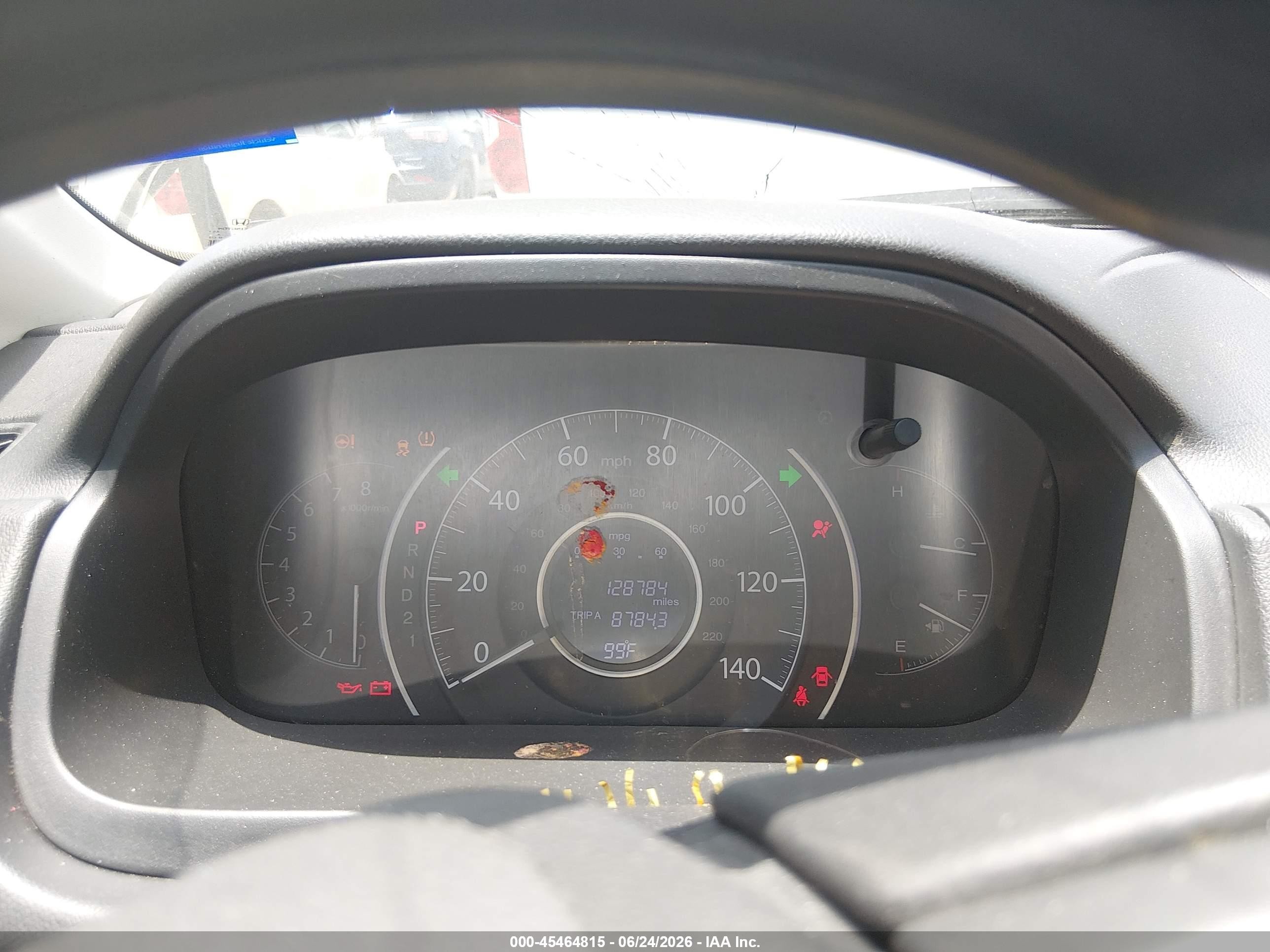 2013 Honda Cr-v Lx Коричневый vin: 3CZRM3H33DG701056