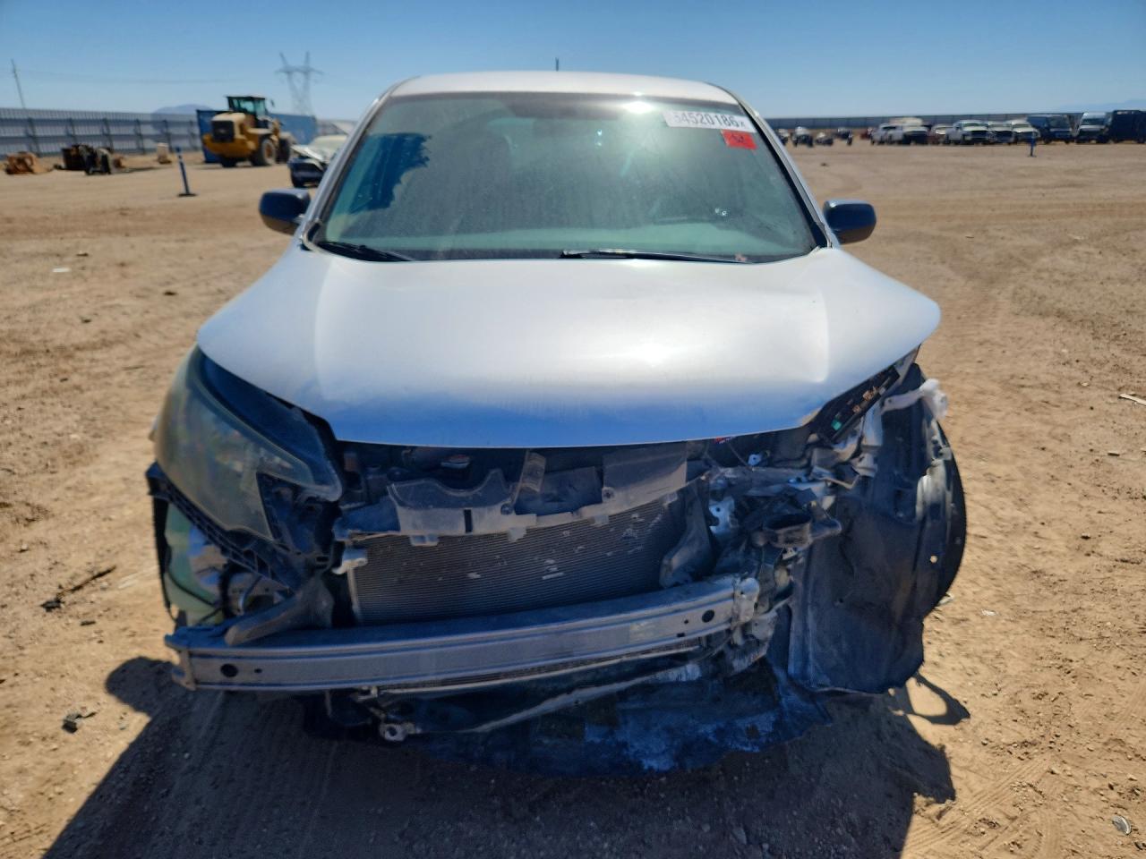 2014 Honda Cr-v Lx Silver vin: 3CZRM3H33EG702418