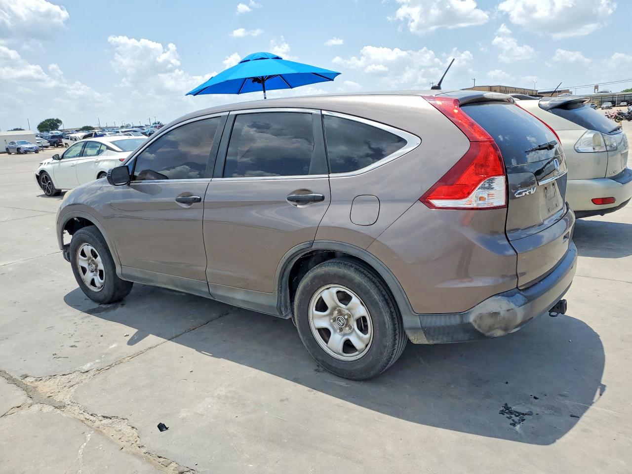 2014 Honda Cr-v Lx Gray vin: 3CZRM3H33EG703178