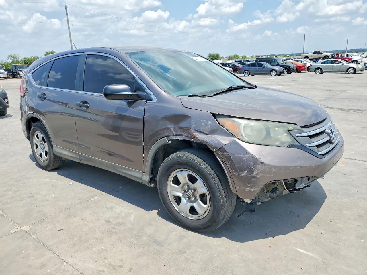 2014 Honda Cr-v Lx Gray vin: 3CZRM3H33EG703178