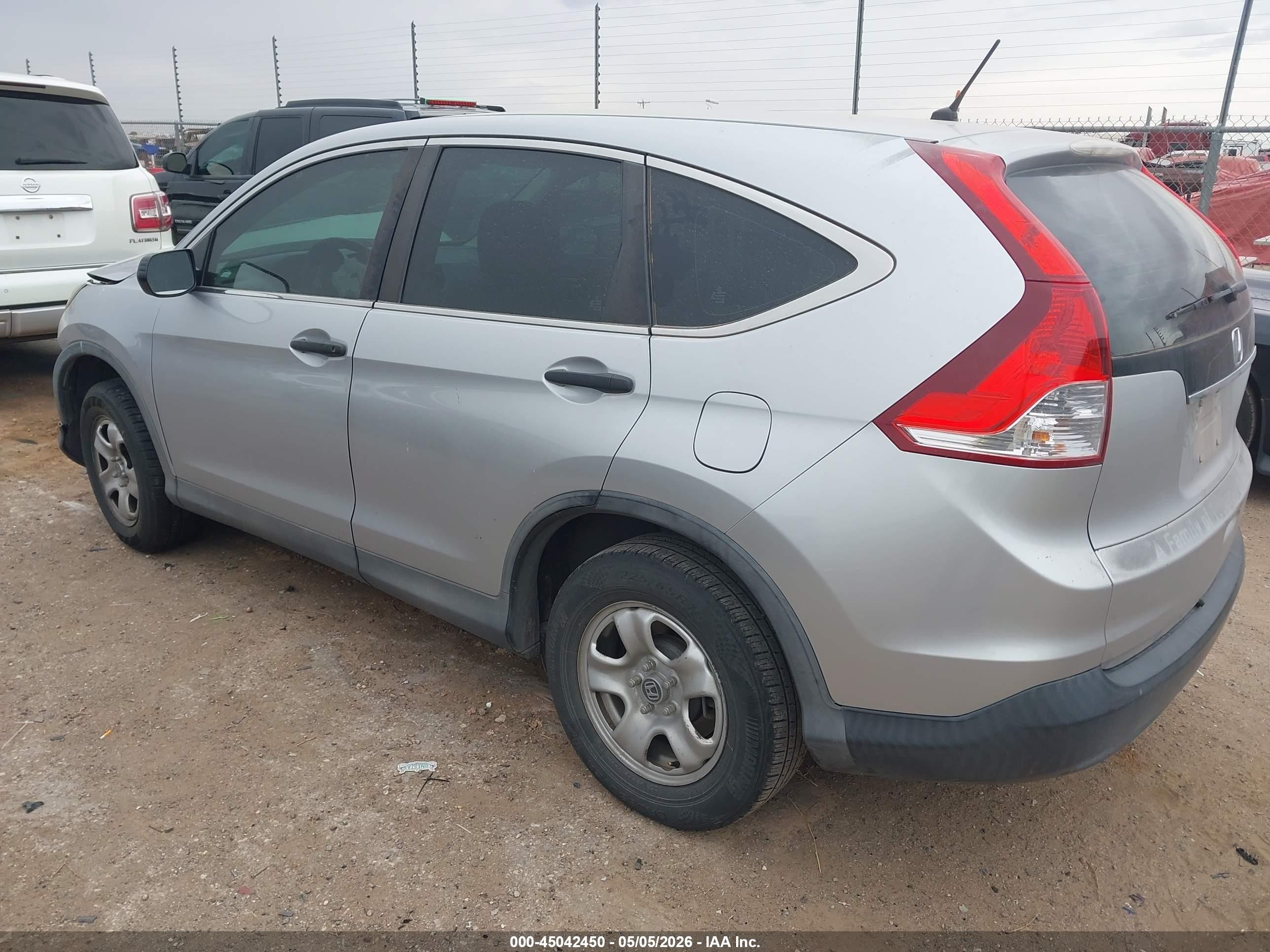 2014 Honda Cr-v Lx Silver vin: 3CZRM3H33EG705125