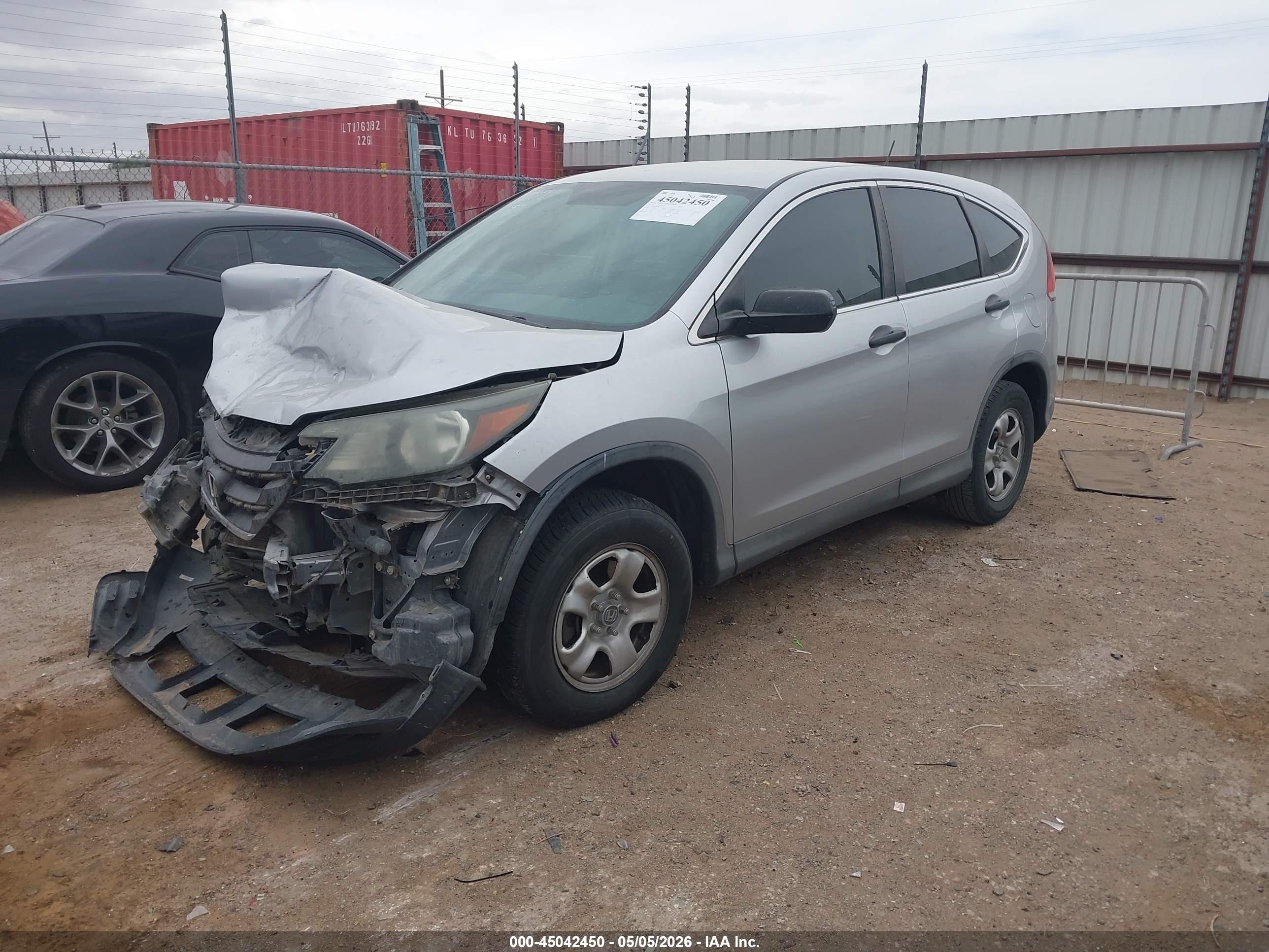 2014 Honda Cr-v Lx Silver vin: 3CZRM3H33EG705125