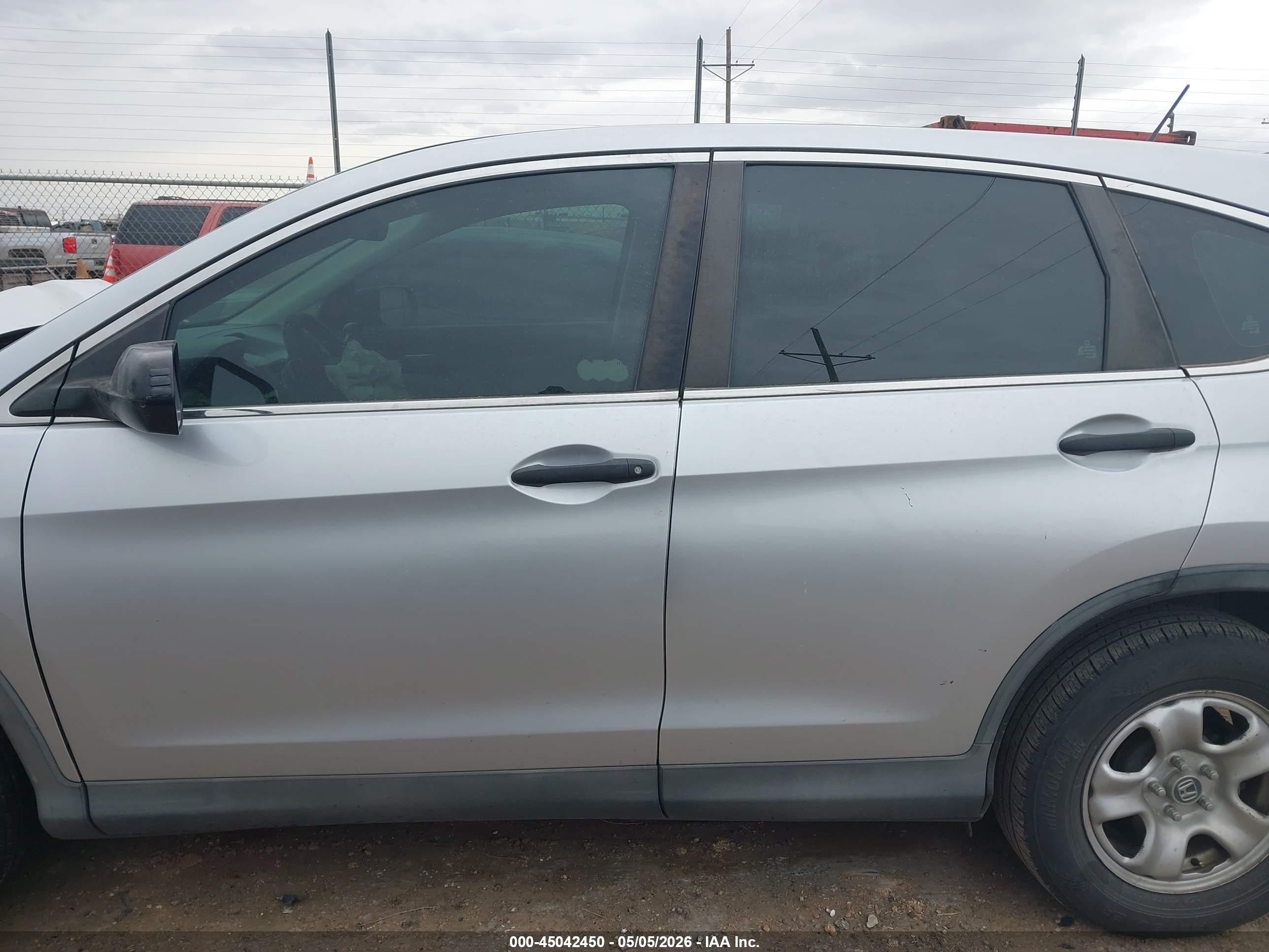 2014 Honda Cr-v Lx Silver vin: 3CZRM3H33EG705125