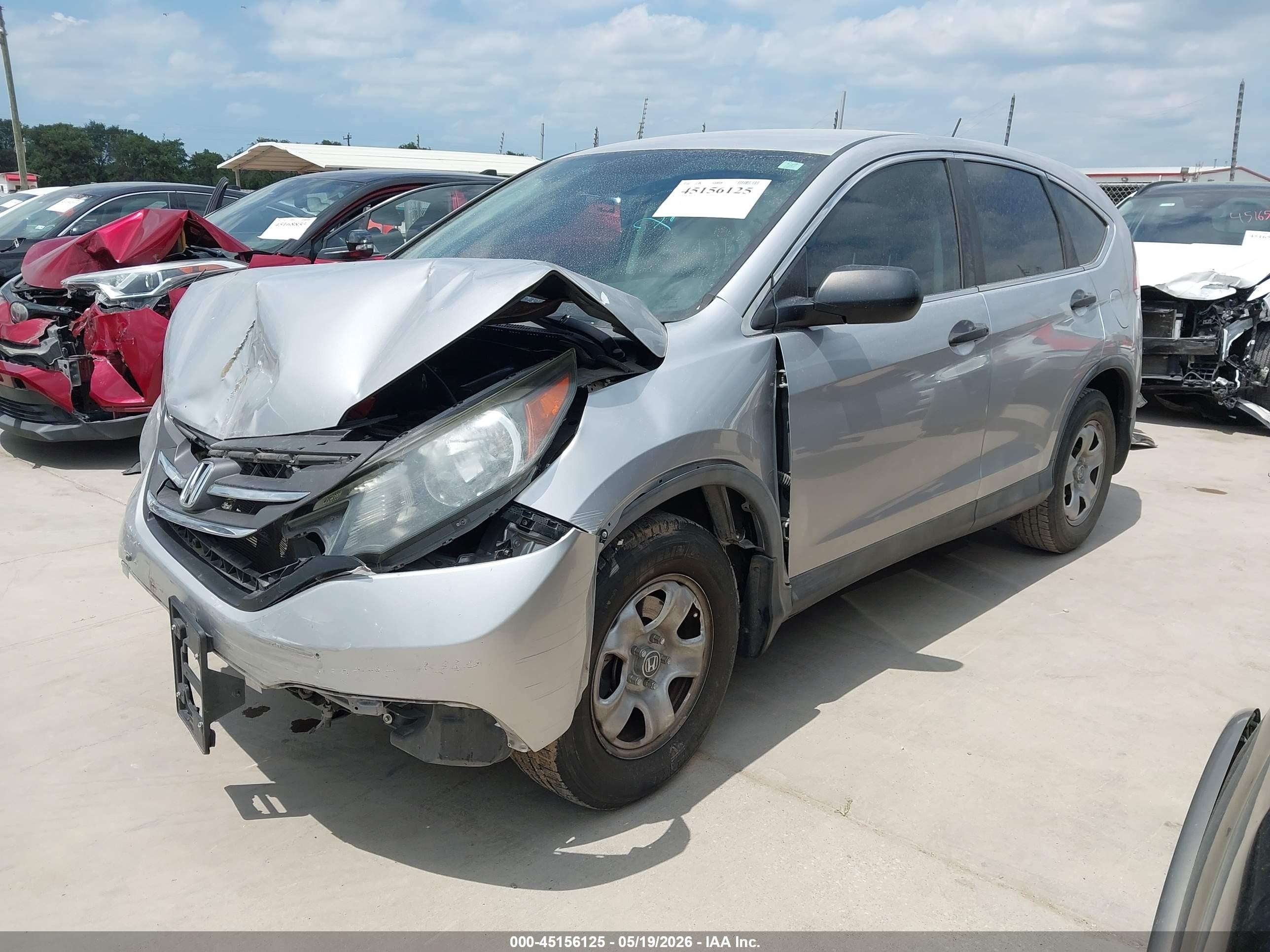 2014 Honda Cr-v Lx Серебряный vin: 3CZRM3H33EG707263