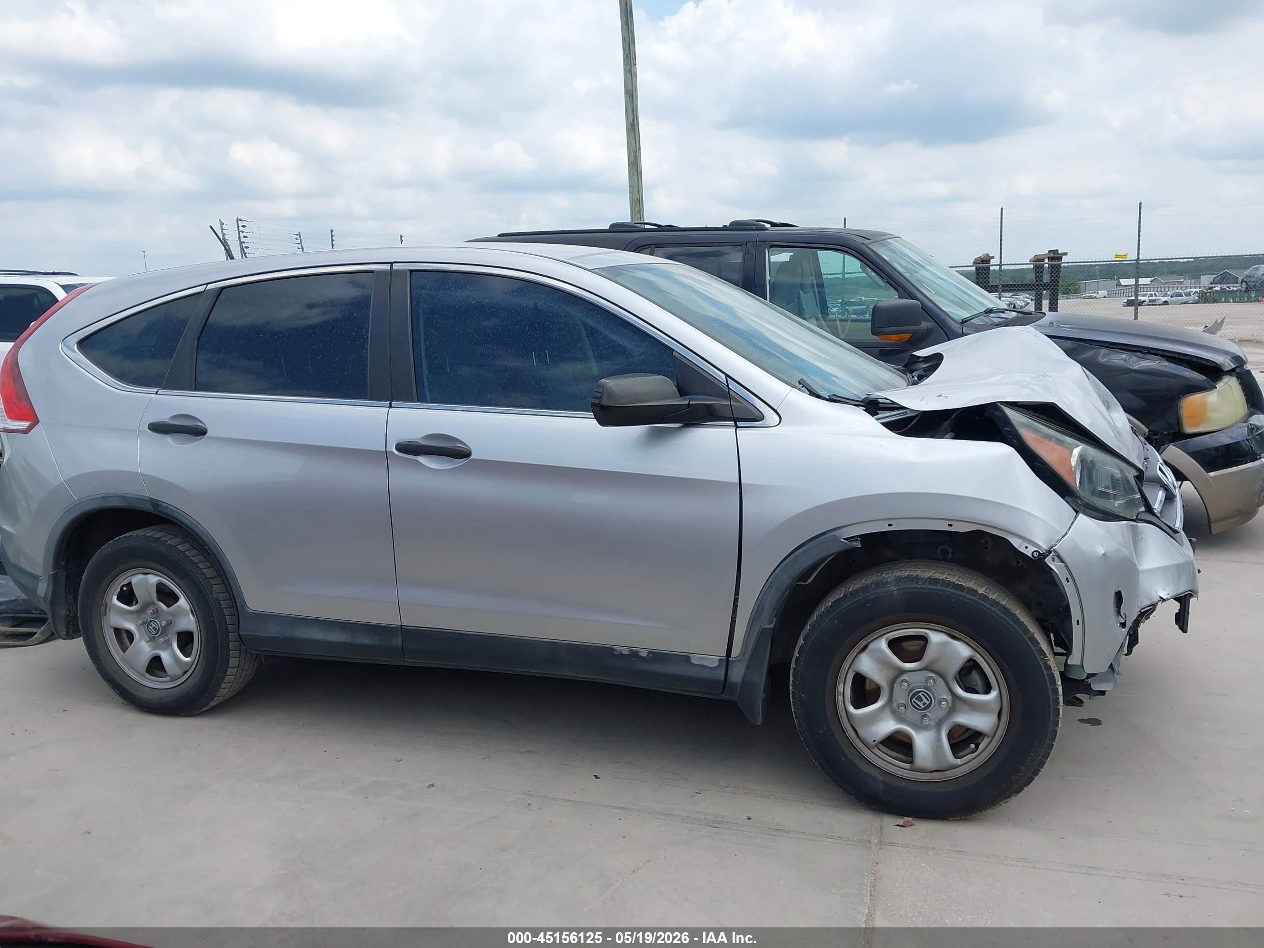 2014 Honda Cr-v Lx Серебряный vin: 3CZRM3H33EG707263