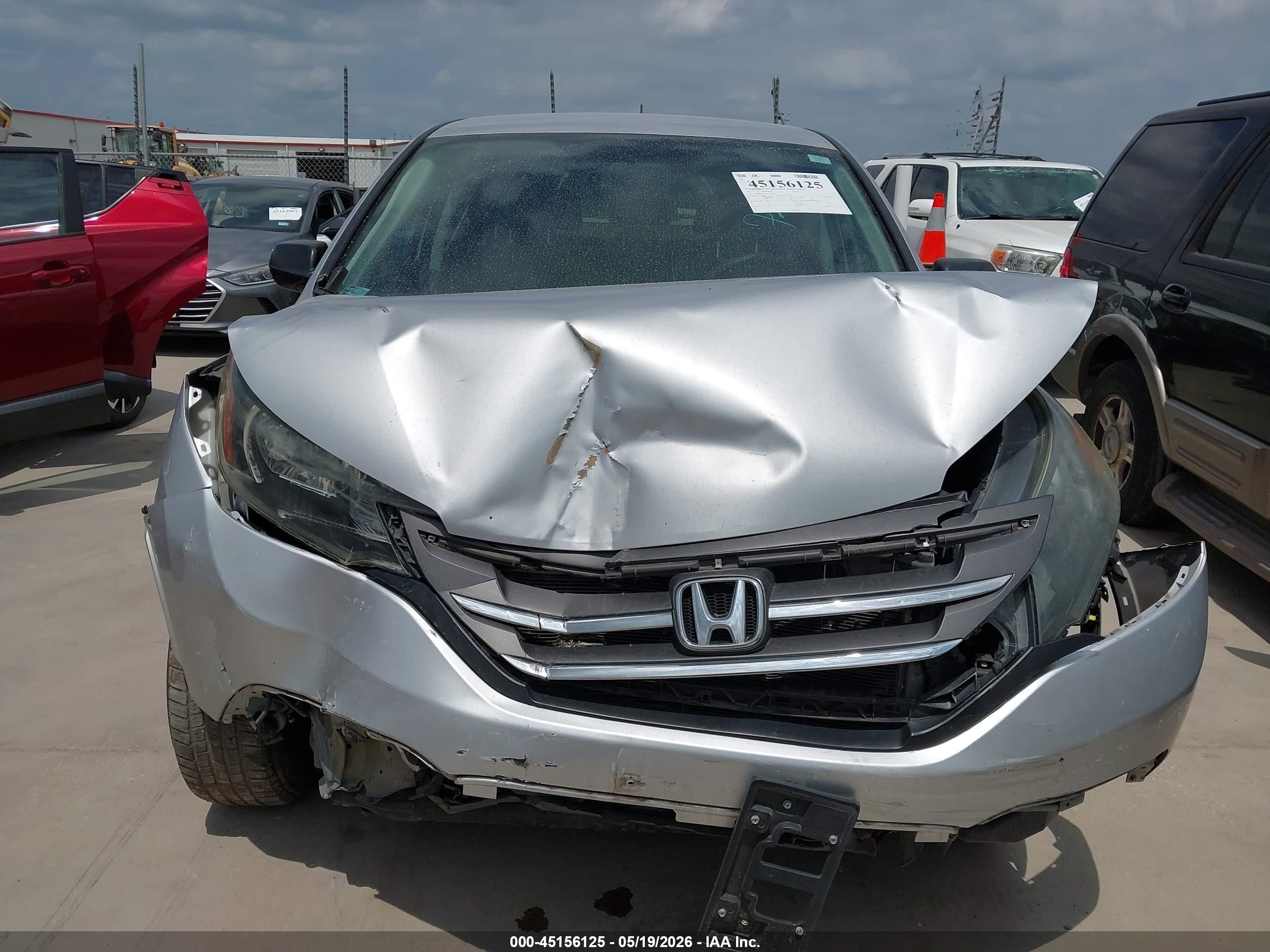 2014 Honda Cr-v Lx Серебряный vin: 3CZRM3H33EG707263