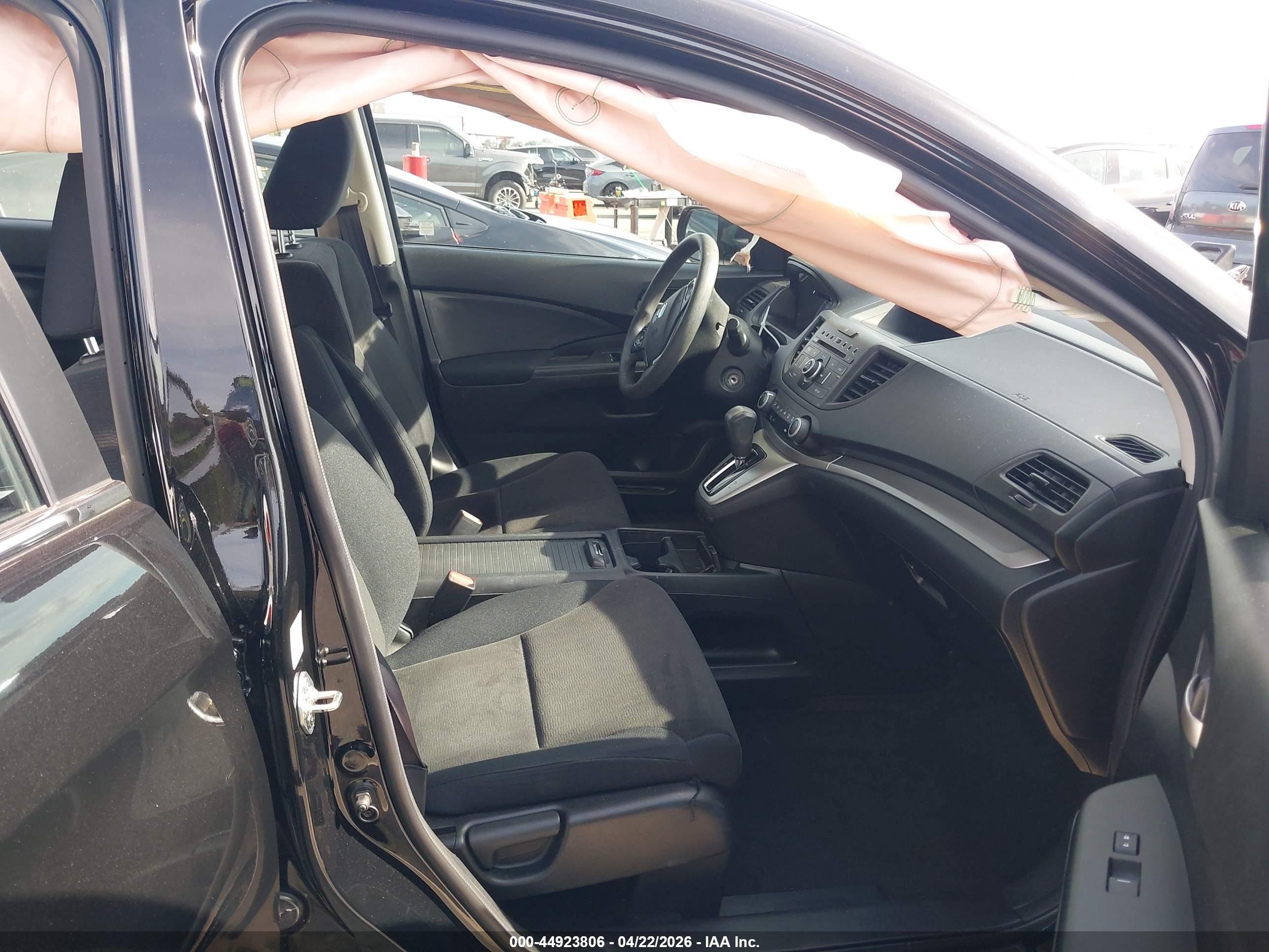 2014 Honda Cr-v Lx Black vin: 3CZRM3H33EG710521