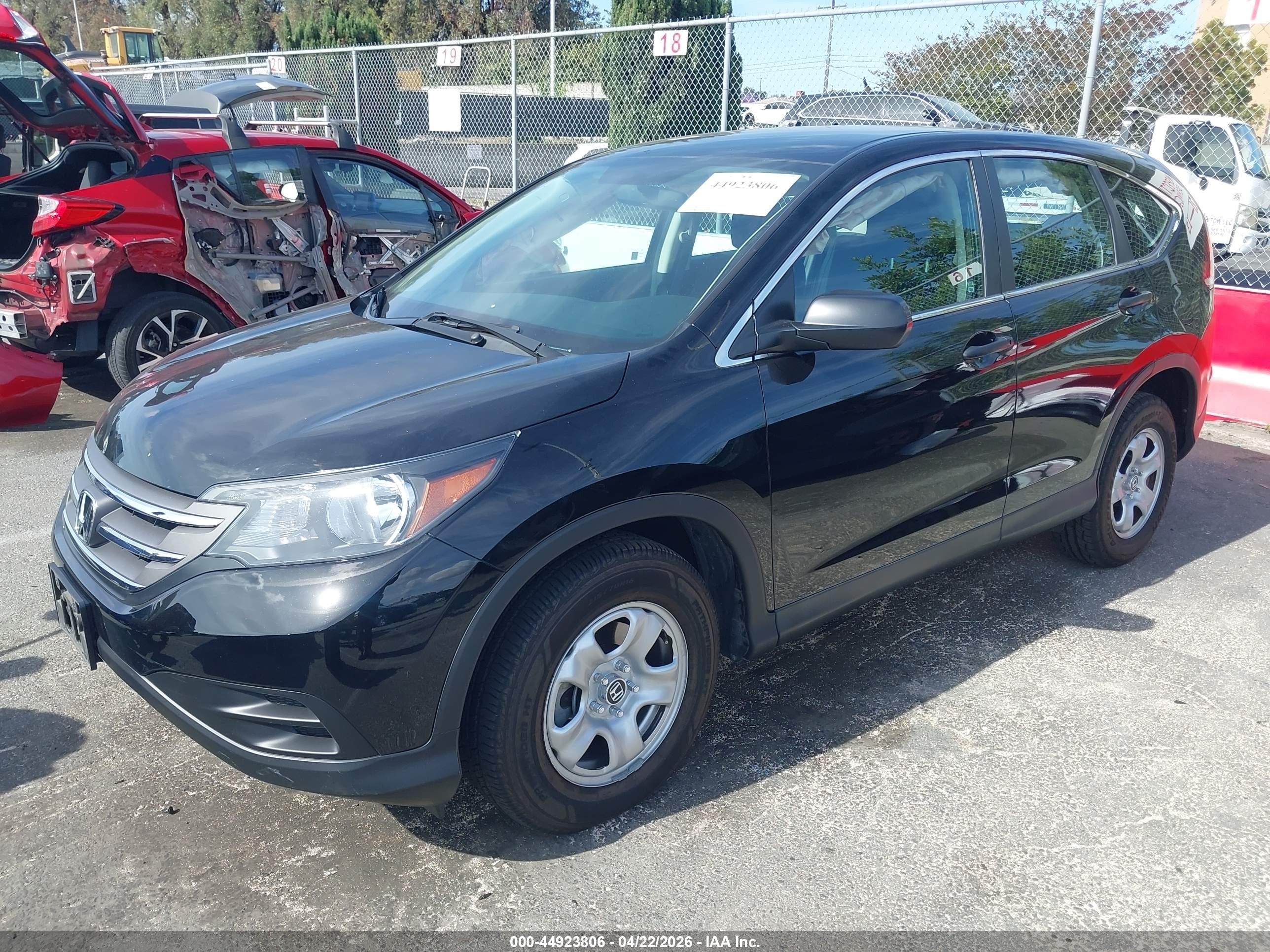 2014 Honda Cr-v Lx Black vin: 3CZRM3H33EG710521