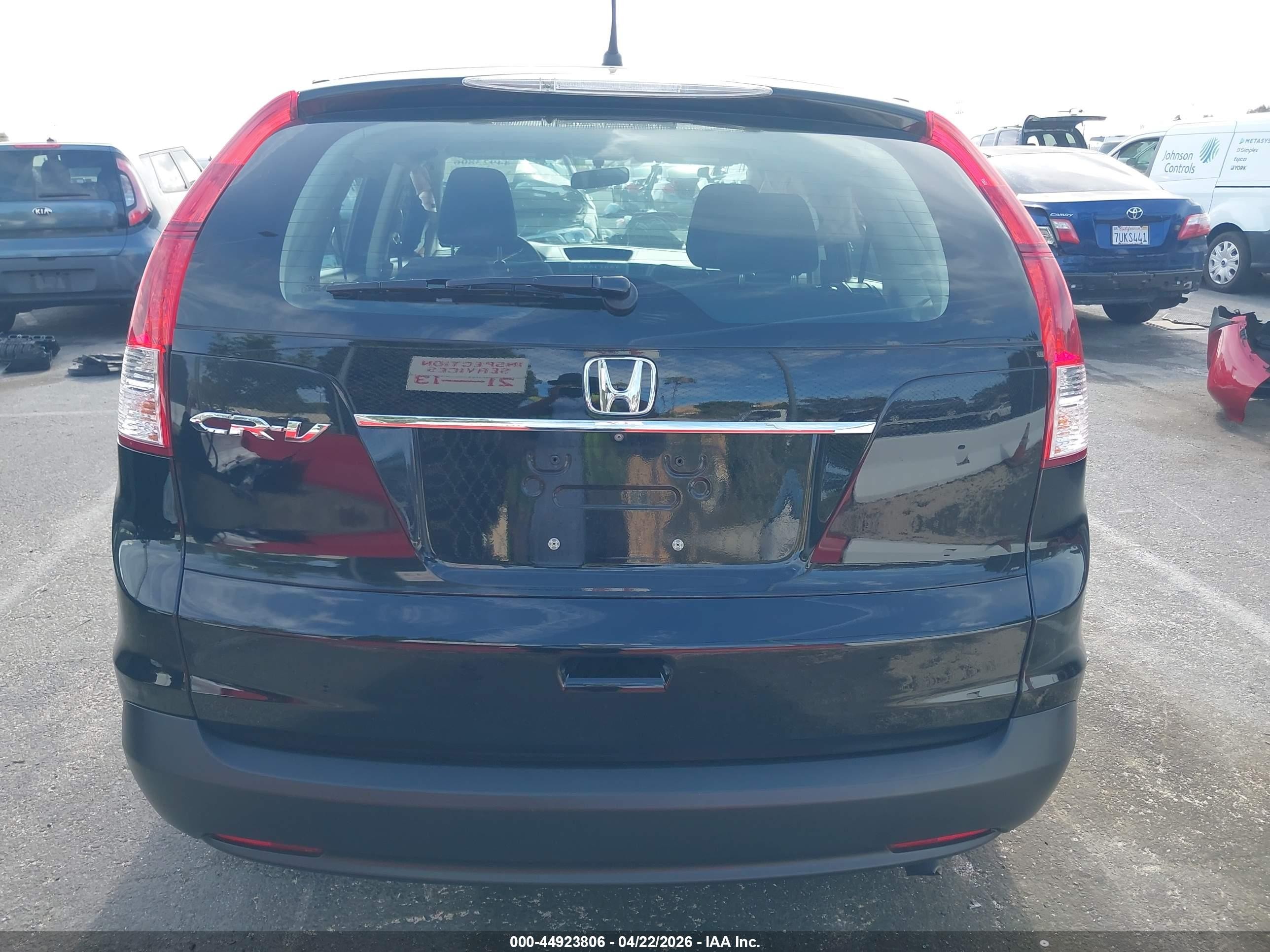 2014 Honda Cr-v Lx Black vin: 3CZRM3H33EG710521