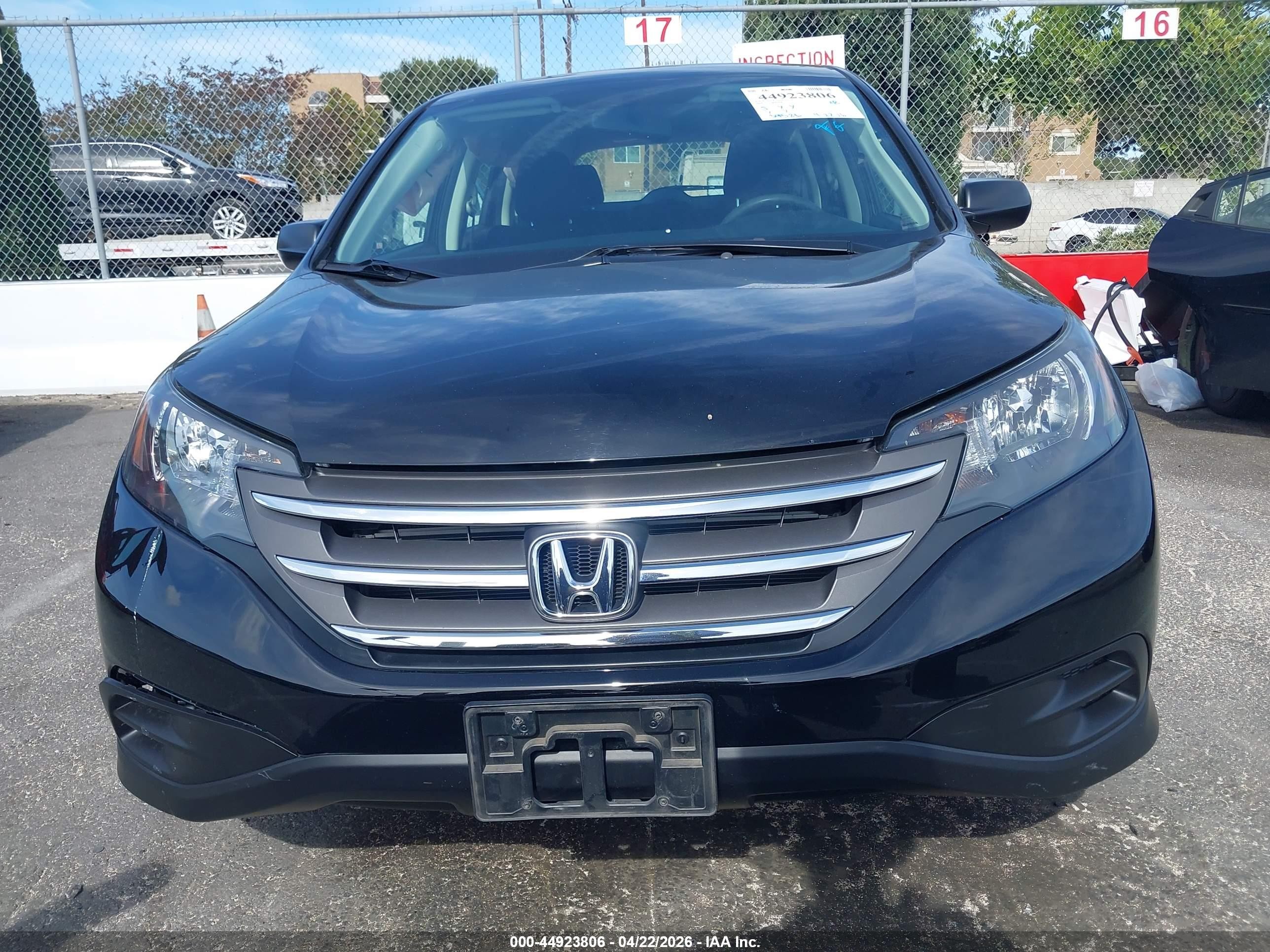 2014 Honda Cr-v Lx Black vin: 3CZRM3H33EG710521
