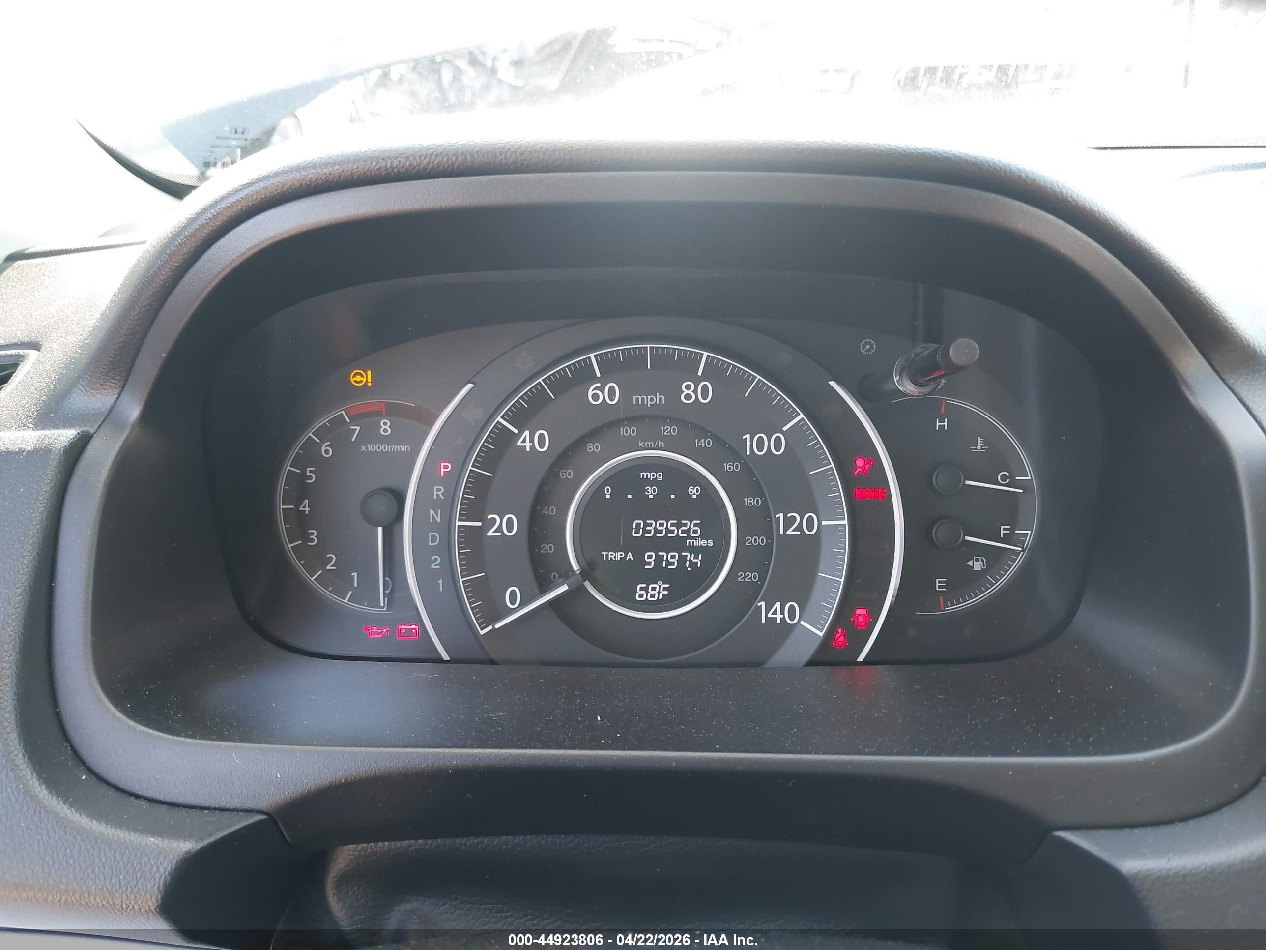 2014 Honda Cr-v Lx Black vin: 3CZRM3H33EG710521